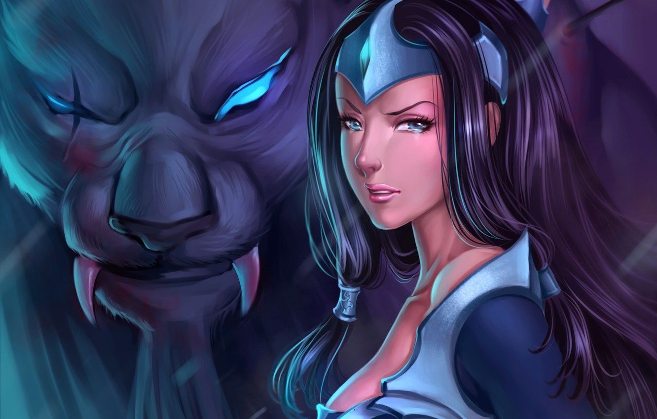1332x850 Mirana Dota 2 Wallpaper