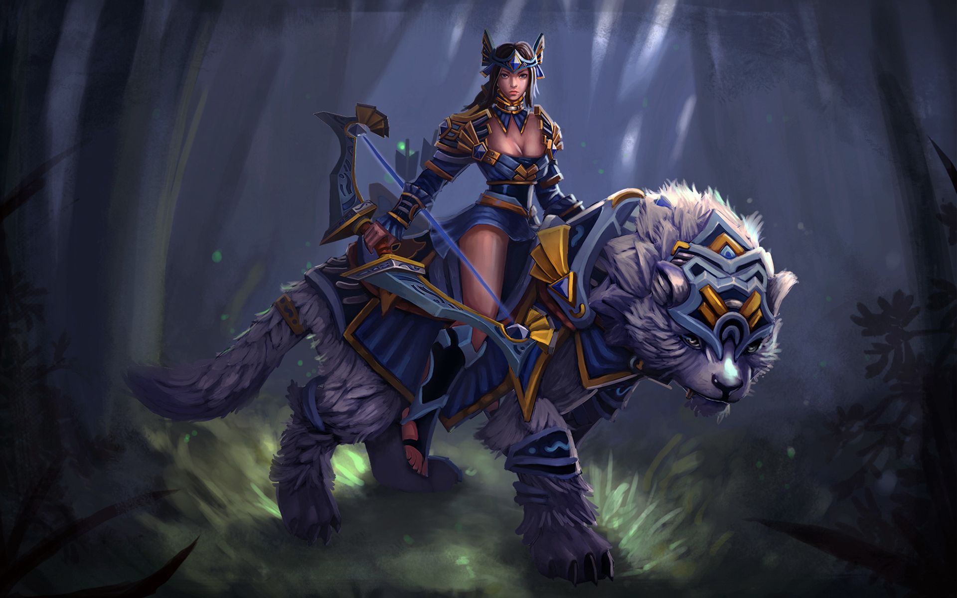 1920x1200 Wallpaper Valve, Steam, dota Mirana, Workshop for mobile and desktop, section игры, resolution 1920x1200