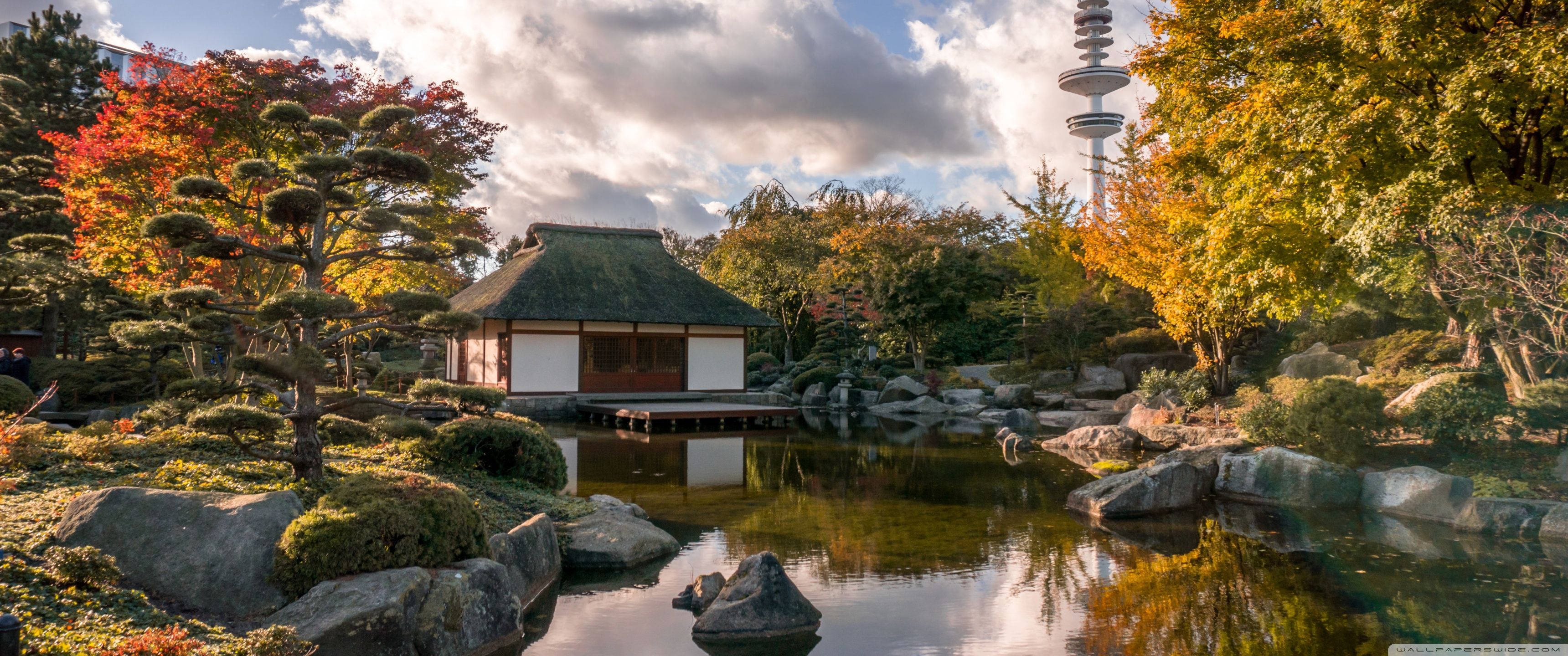 3440x1440 Japanese Garden Hamburg HDR 4K UHD Wallpaper for UltraHD Desktop and TV : Widescreen and UltraWide Display : Smartphone and Tablet Devices