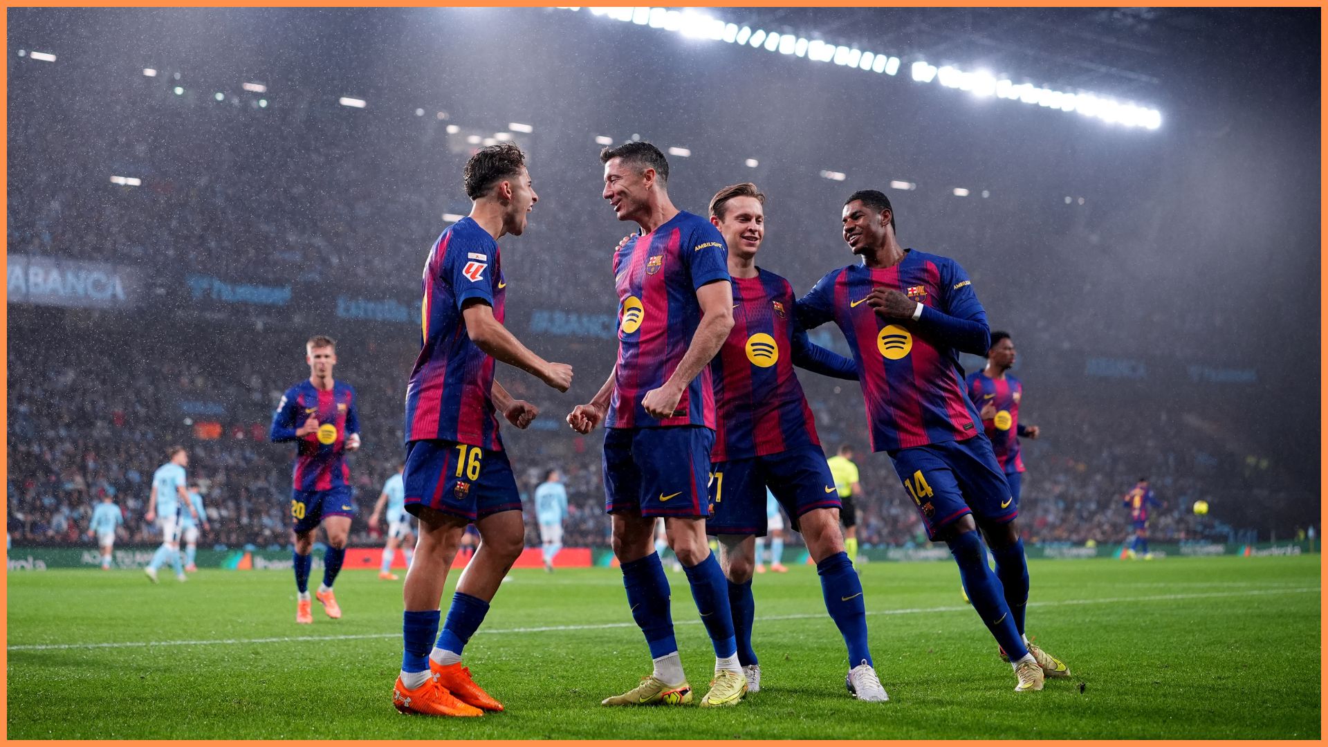 1920x1080 Lewandowski Rashford 9.0. Celta Vigo 2 4 FC Barcelona: Player Ratings