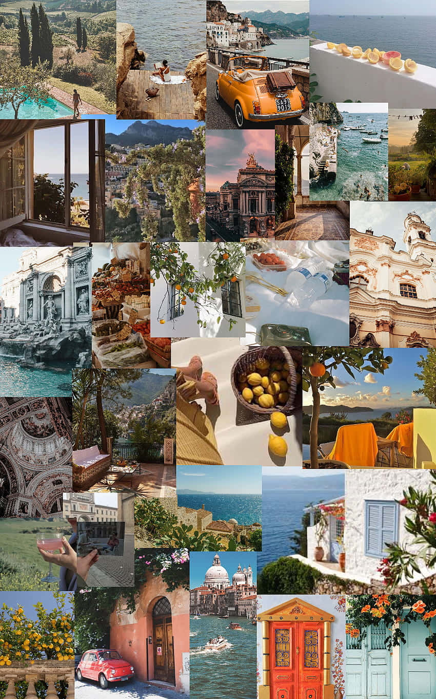 850x1361 Download A pictureque view of the Italian countryside Wallpaper