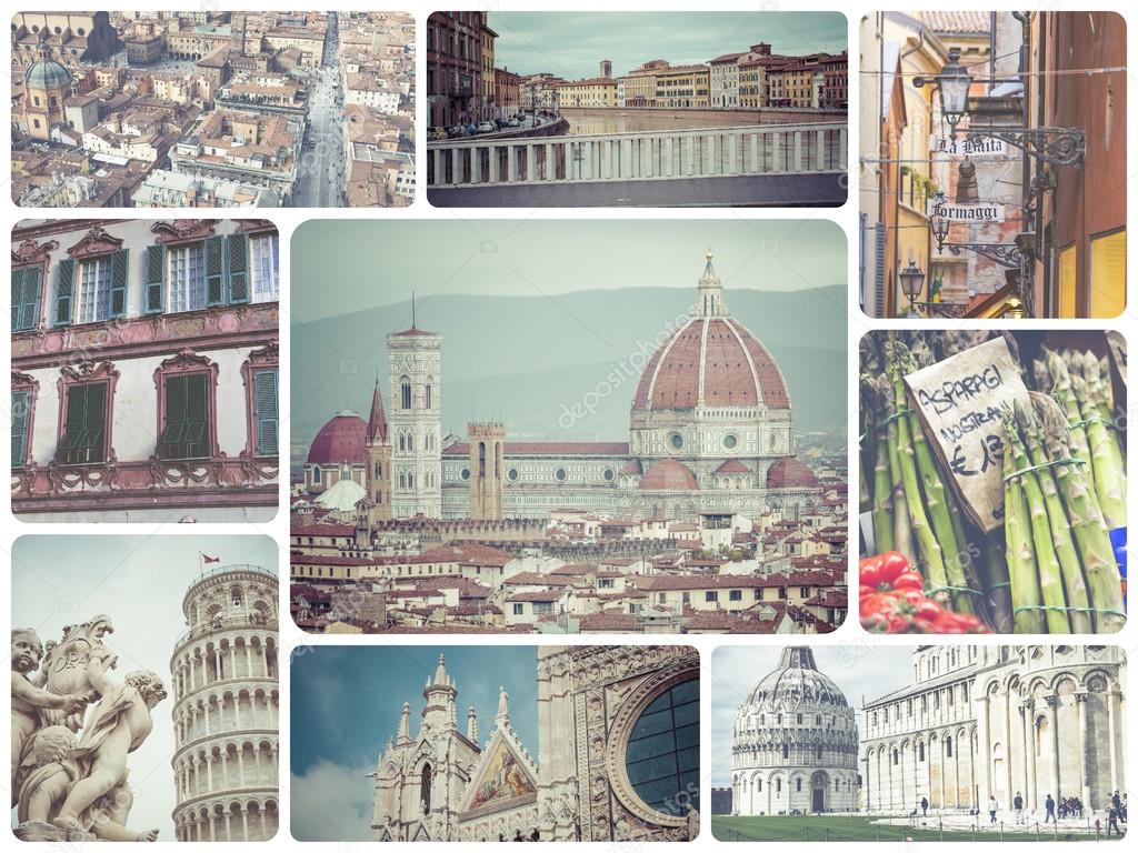 1024x768 Collage of Italy image background (my photo)
