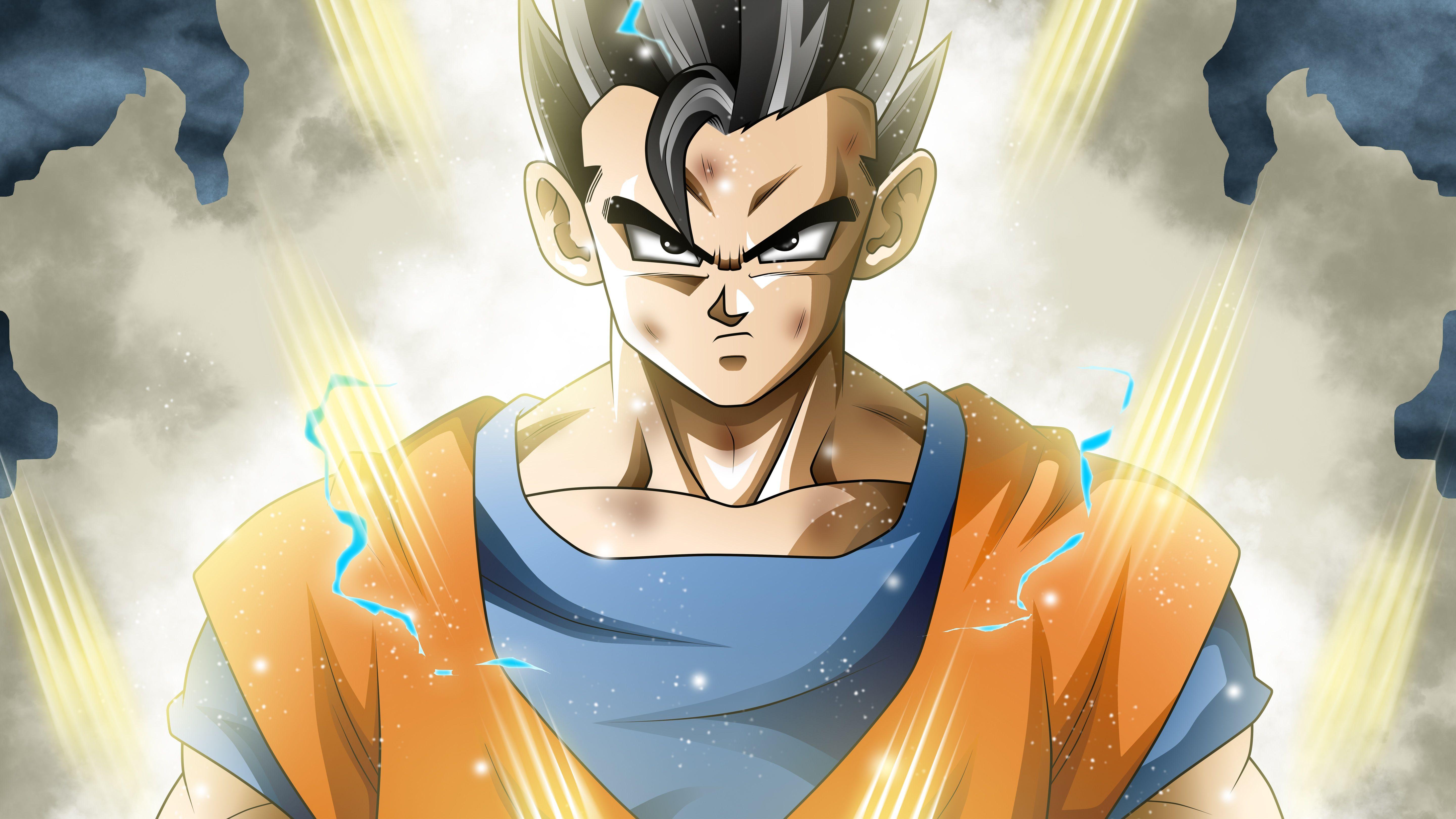 5760x3240 Wallpaper Ultimate Gohan, Mystic Gohan, Dragon Ball Super, 5K