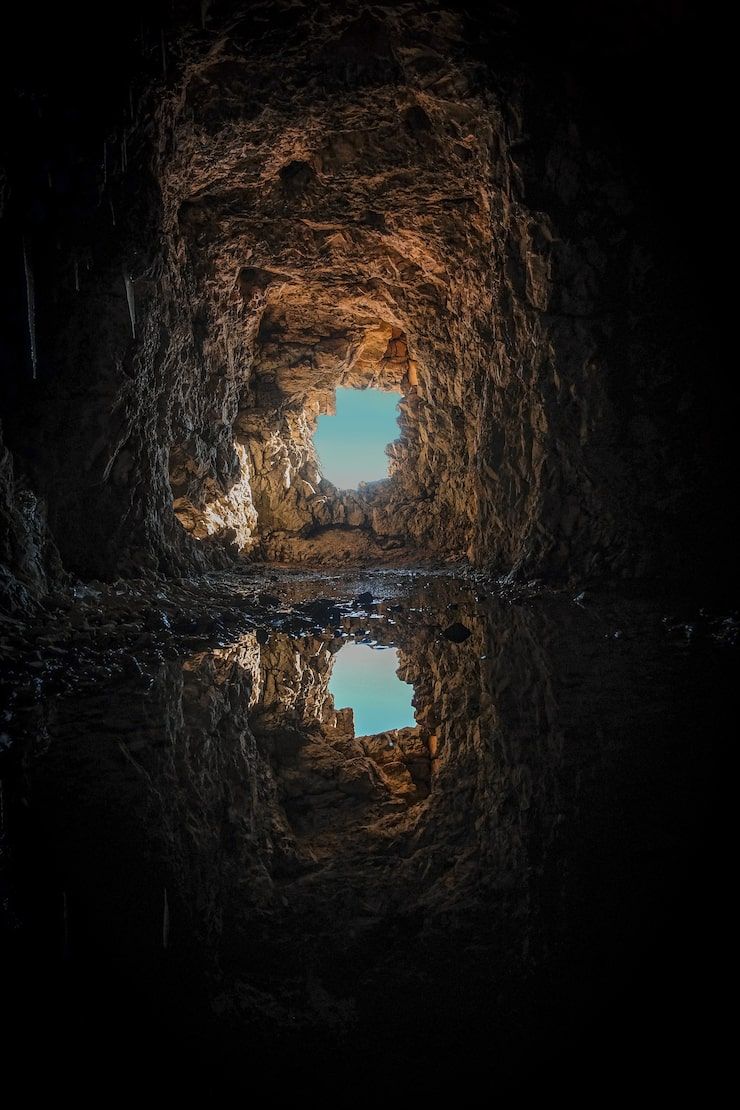 740x1110 Scary Cave Photo Free High Quality Picture