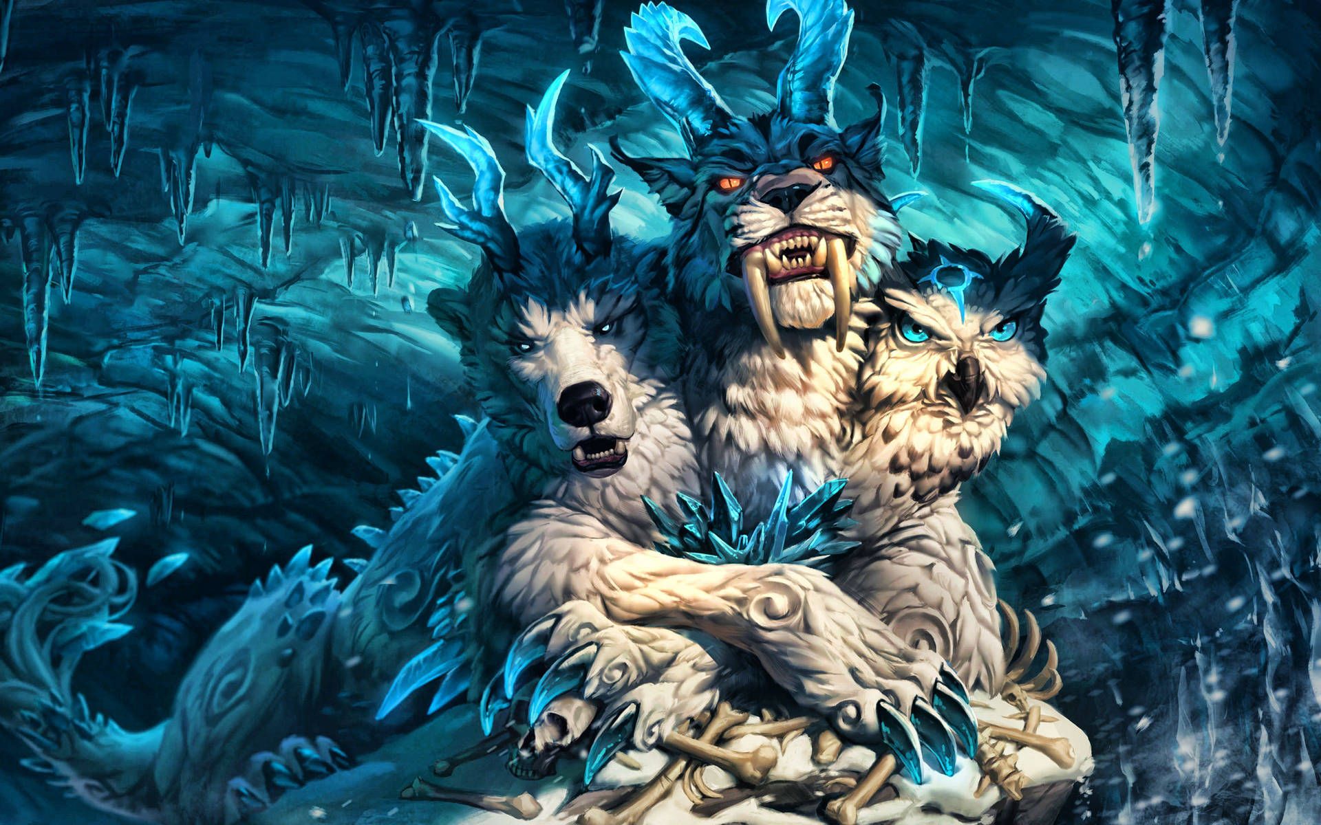 1920x1200 Download Cerberus Ice Cave Wallpaper