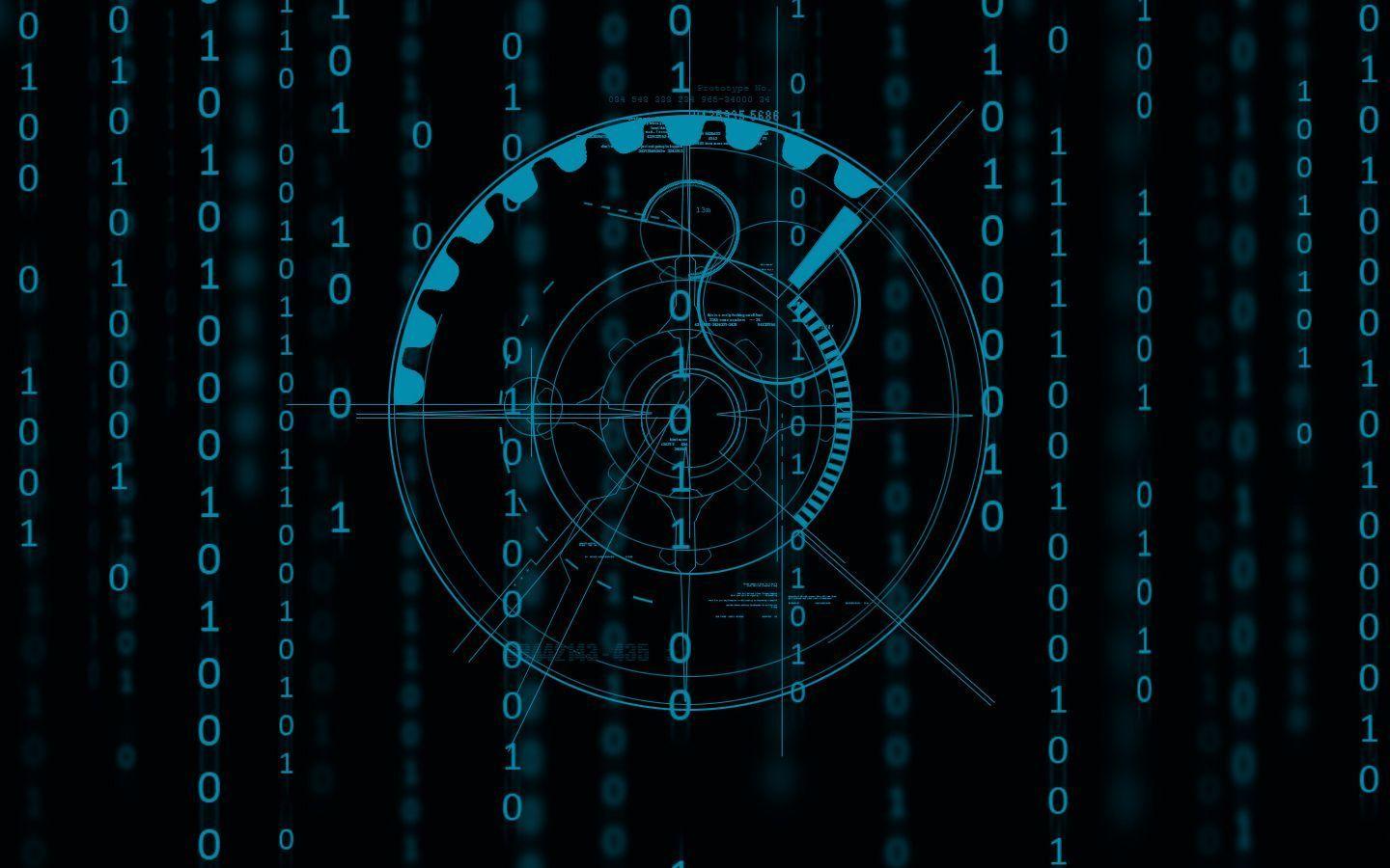 1440x900 3D Tech Wallpaper