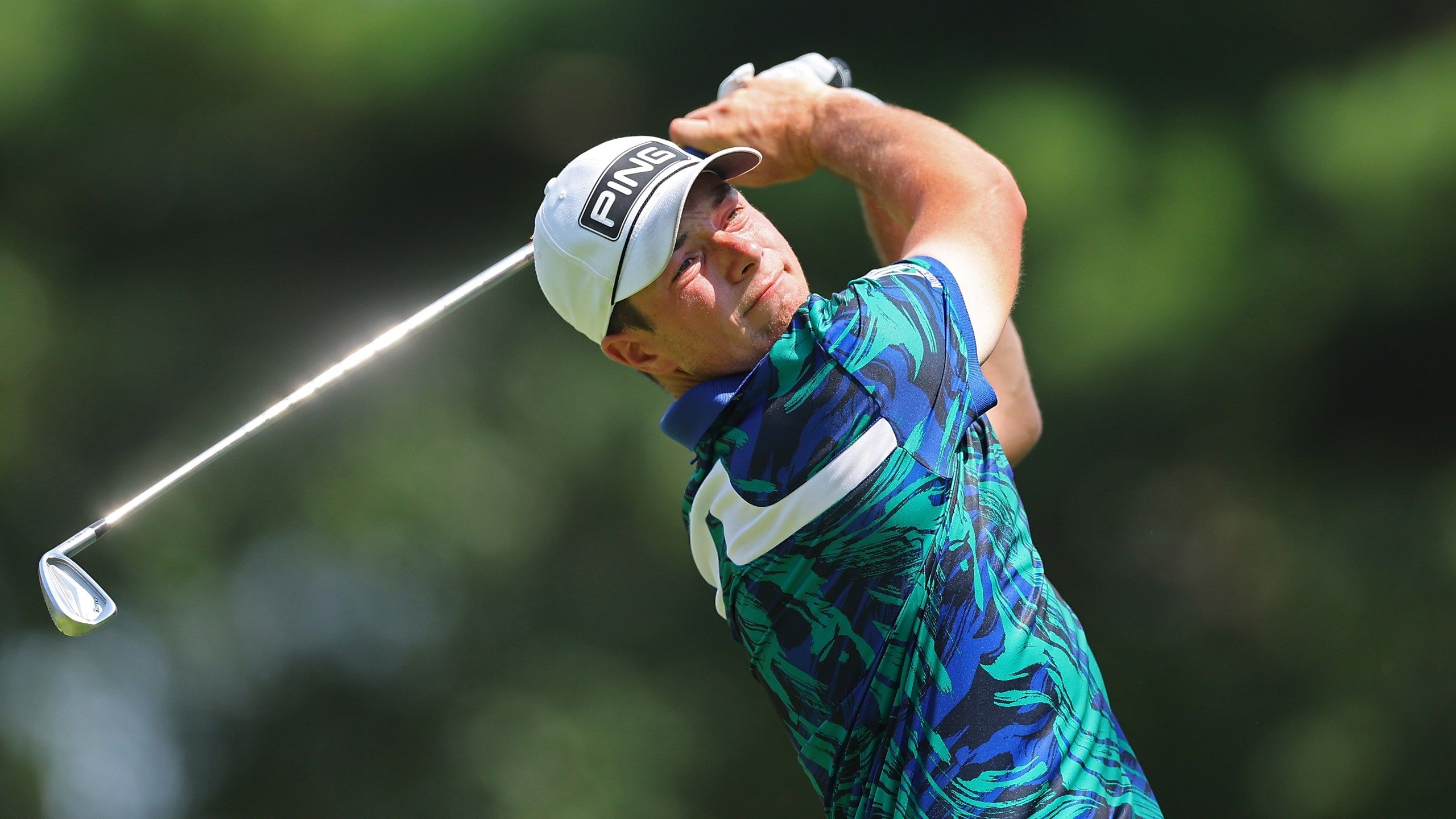2560x1440 Hovland sets Olympia Fields record with 61 to win BMW Championship