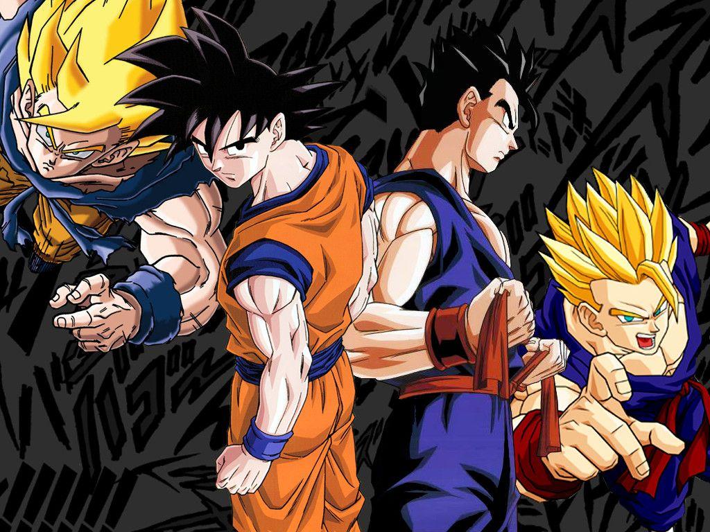 1024x768 Goku And Gohan Wallpaper Group Wallpaper