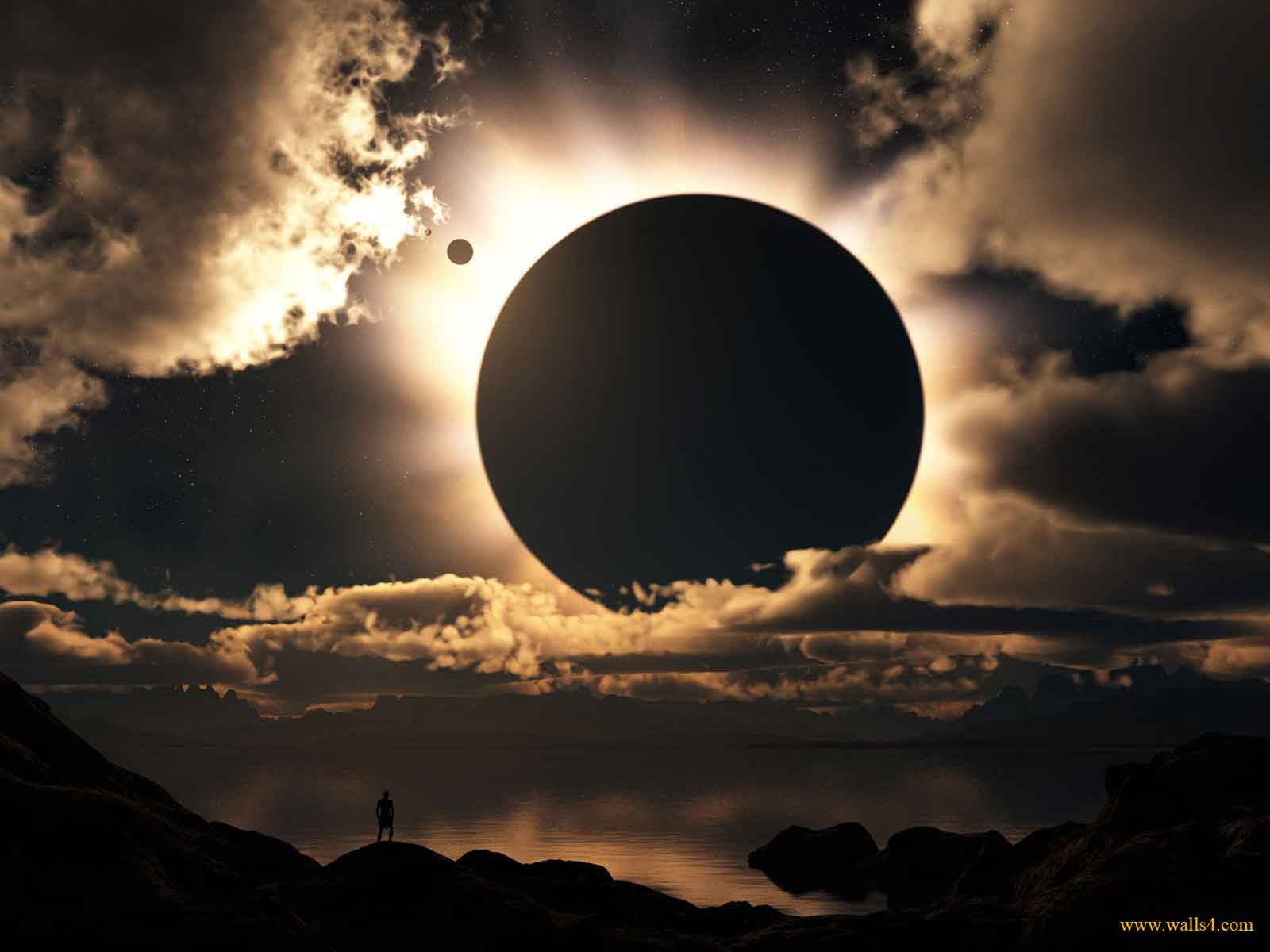 1600x1200 Total Solar Eclips HD Wallpaper, Background Image