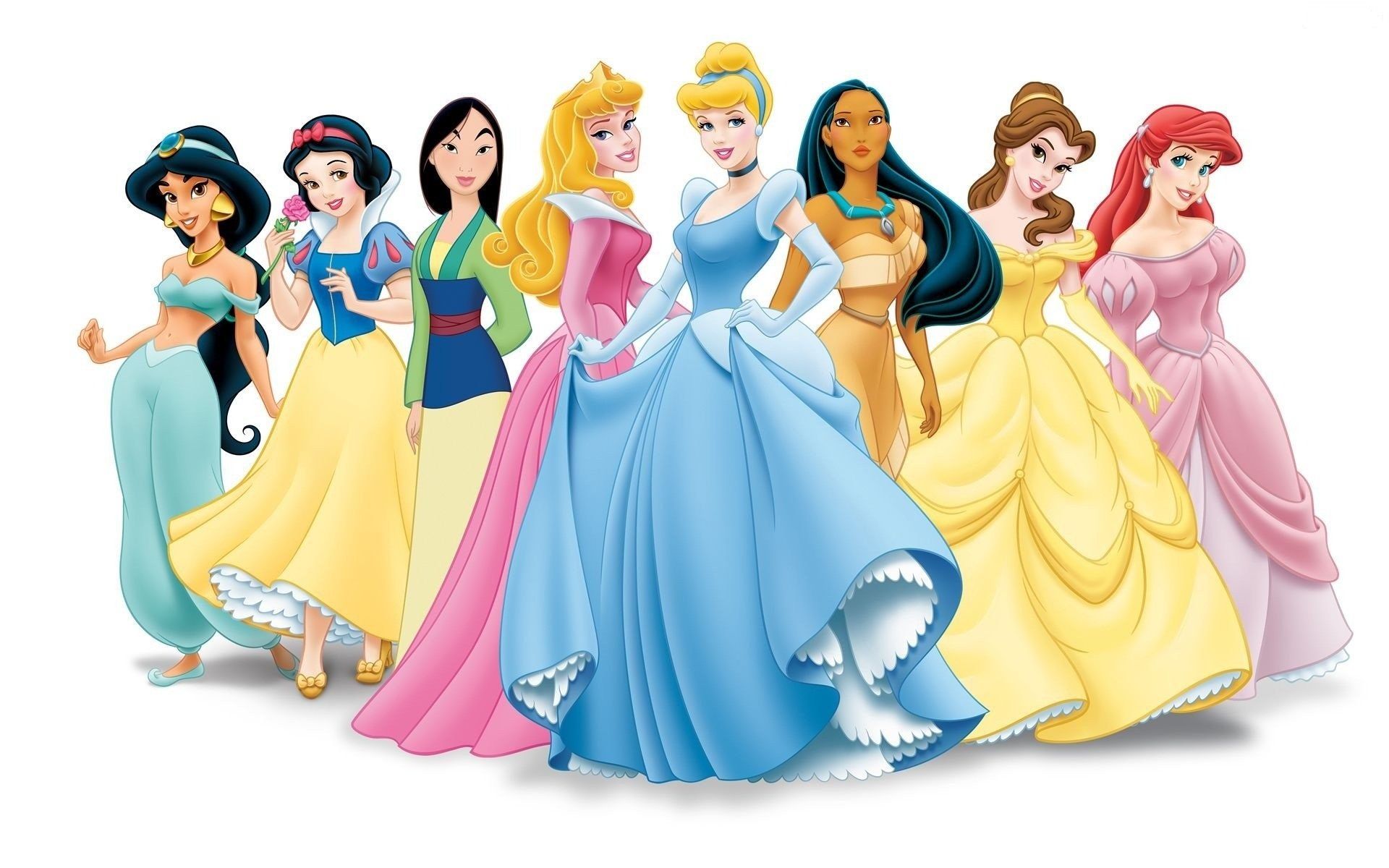 1920x1200 HD Wallpaper of Iconic Disney Princessesx1200