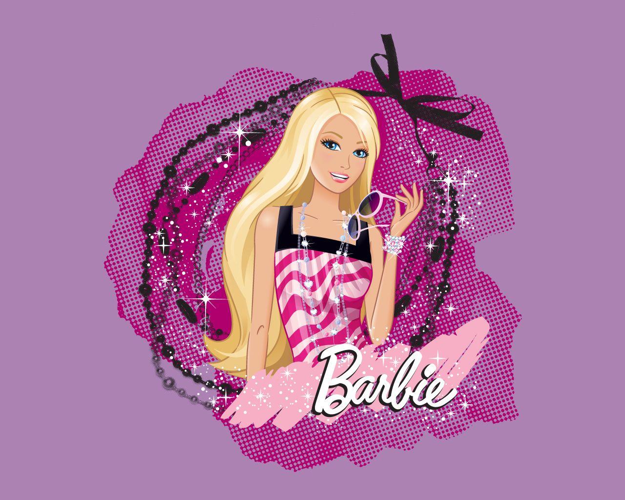 1280x1024 Black Barbie Wallpaper