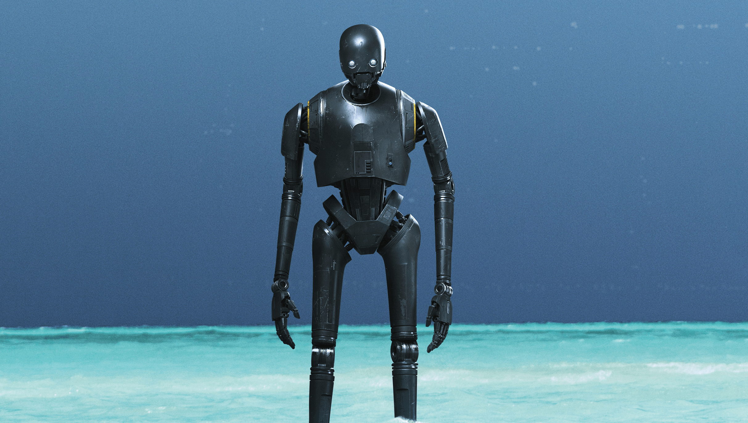 2426x1371 Star Wars Droid in Desert HD Wallpaper
