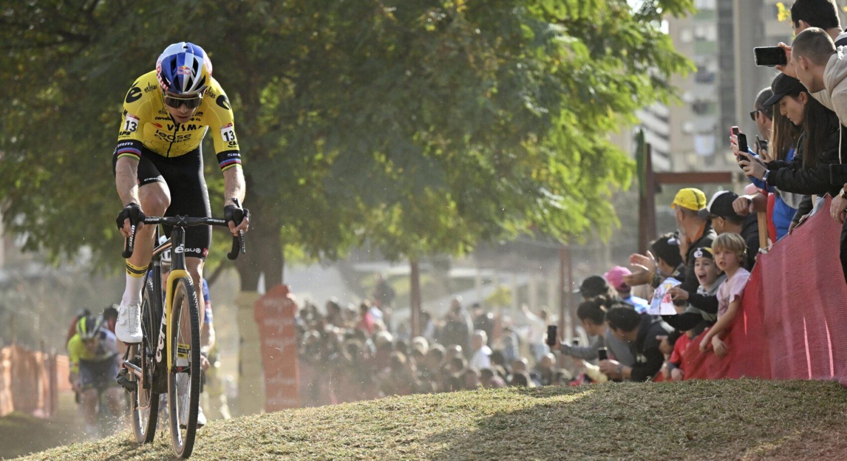 1701x927 Team Visma. Lease a Bike. In picture: Wout van Aert's cyclocross