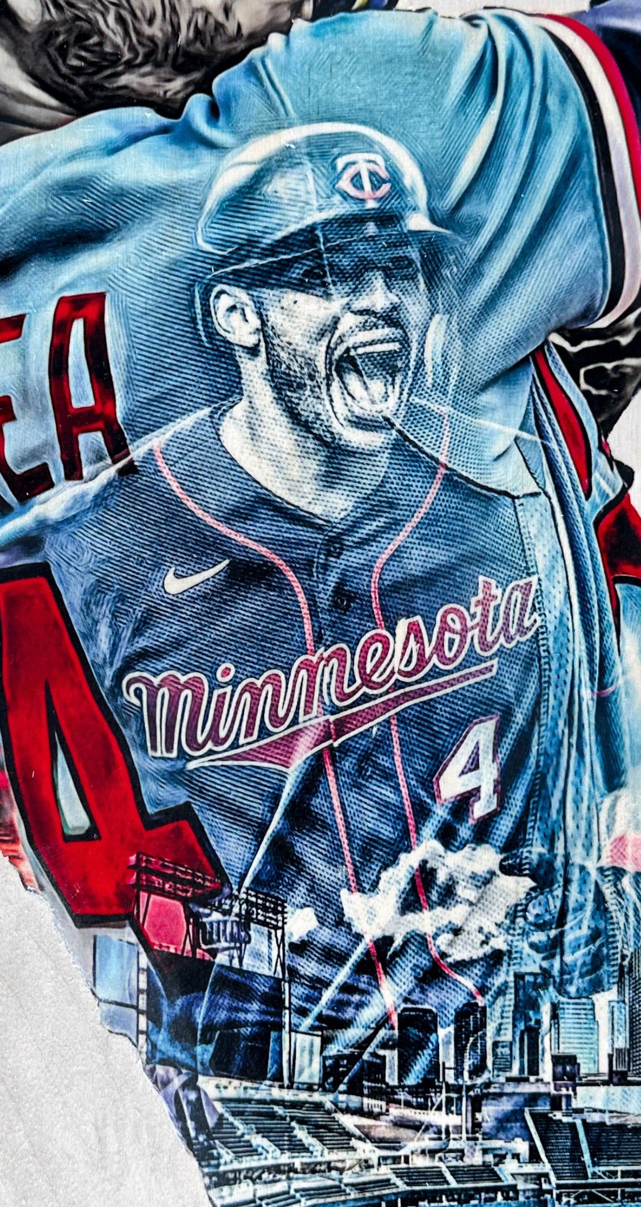 1290x2430 C4 (Carlos Correa) Minnesota Twins Licensed MLB Print
