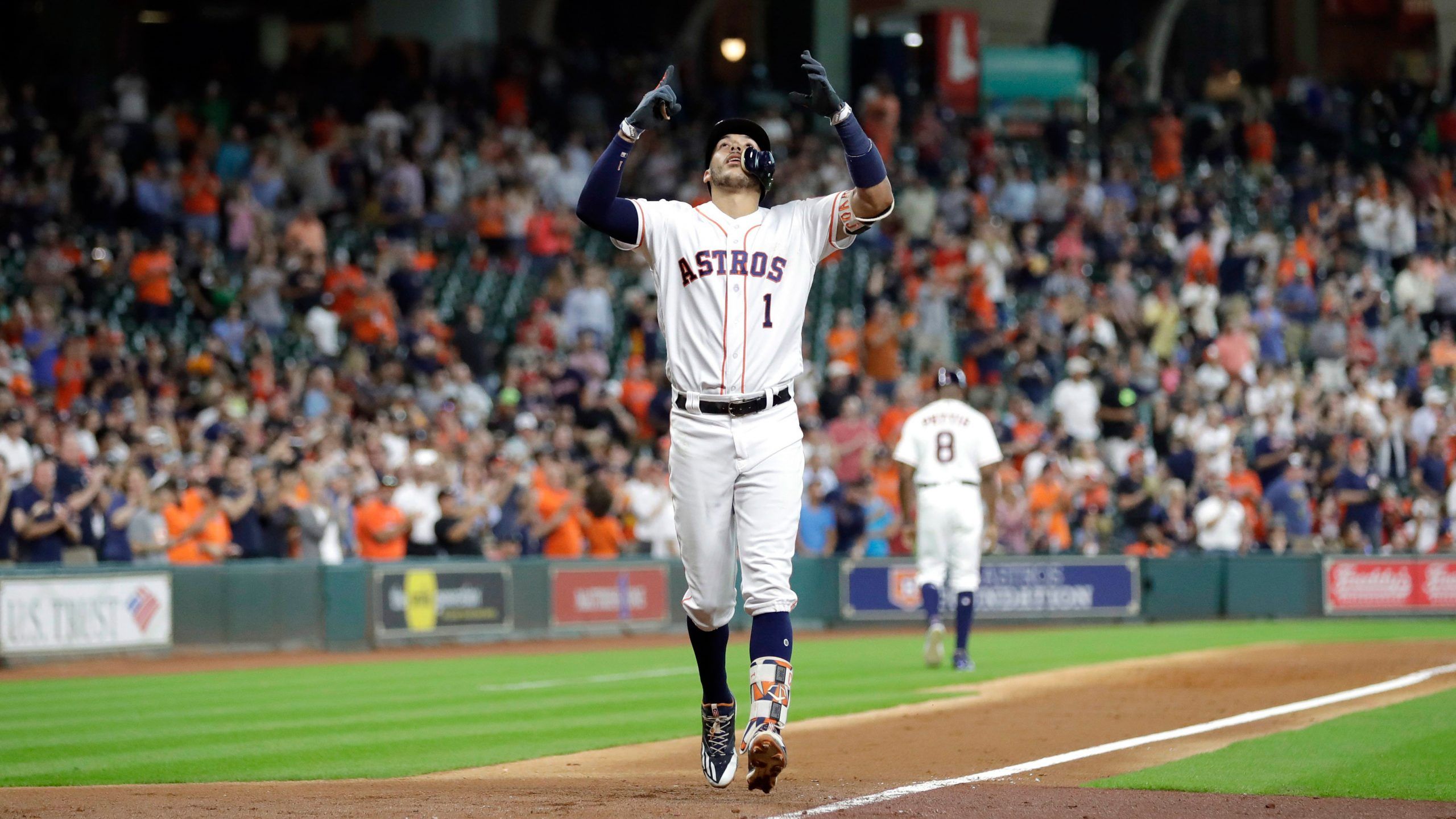 2560x1440 Carlos Correa has 2 HRs, 4 RBIs to lead Astros over A's