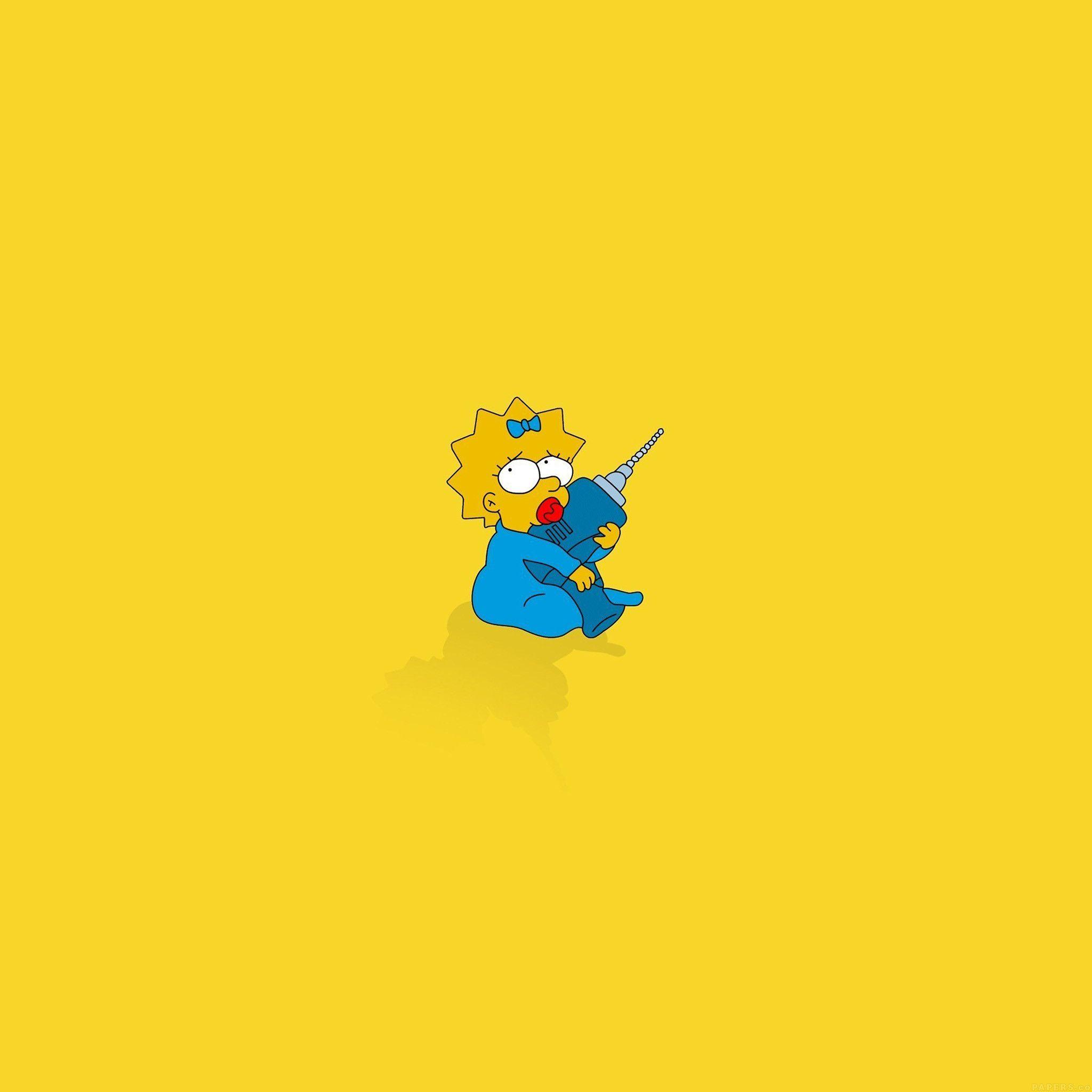 2048x2048 Cartoon Food Wallpaper