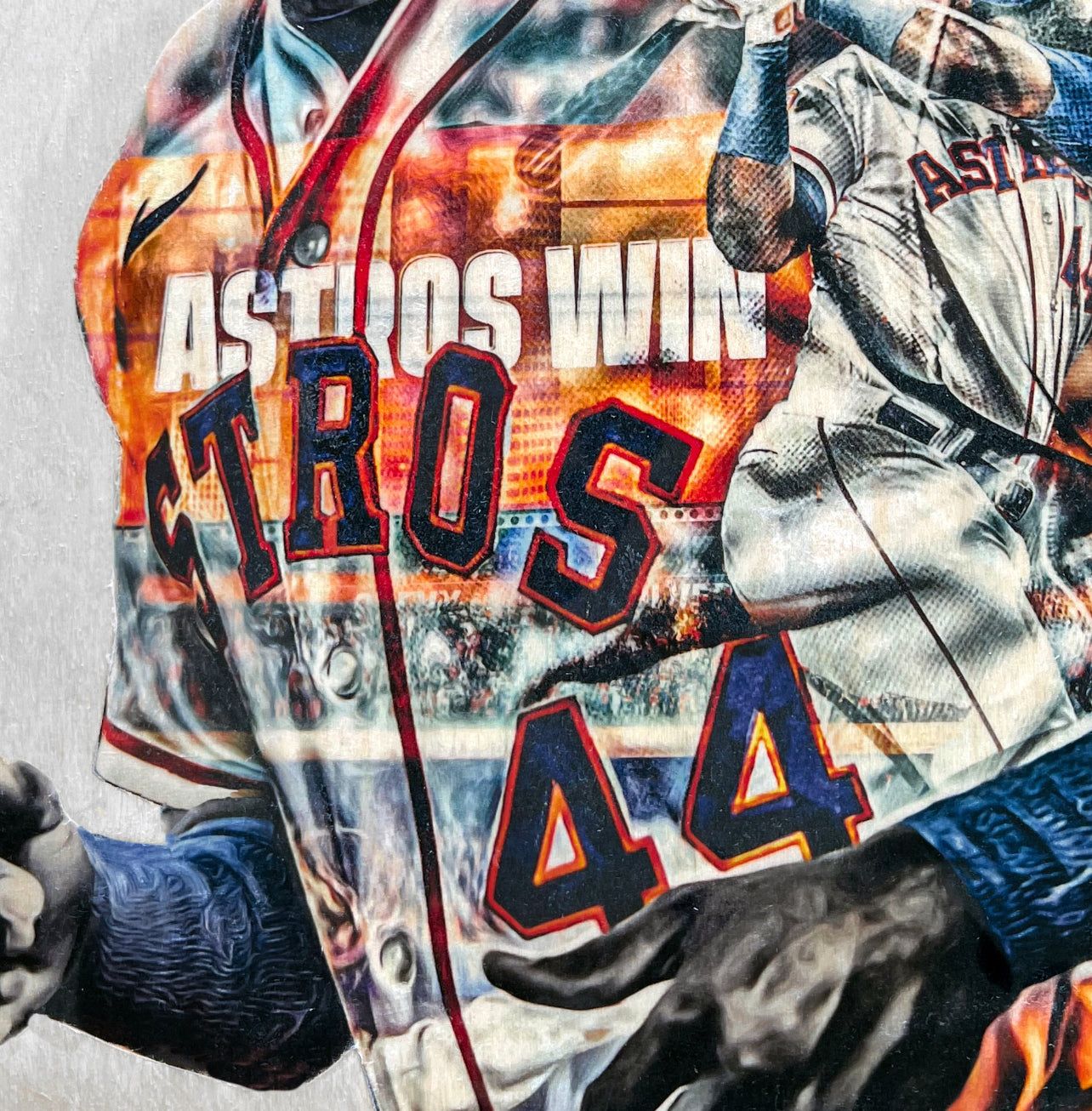 1284x1306 El Grande” (Yordan Alvarez) Houston Astros 1 Original On Wood