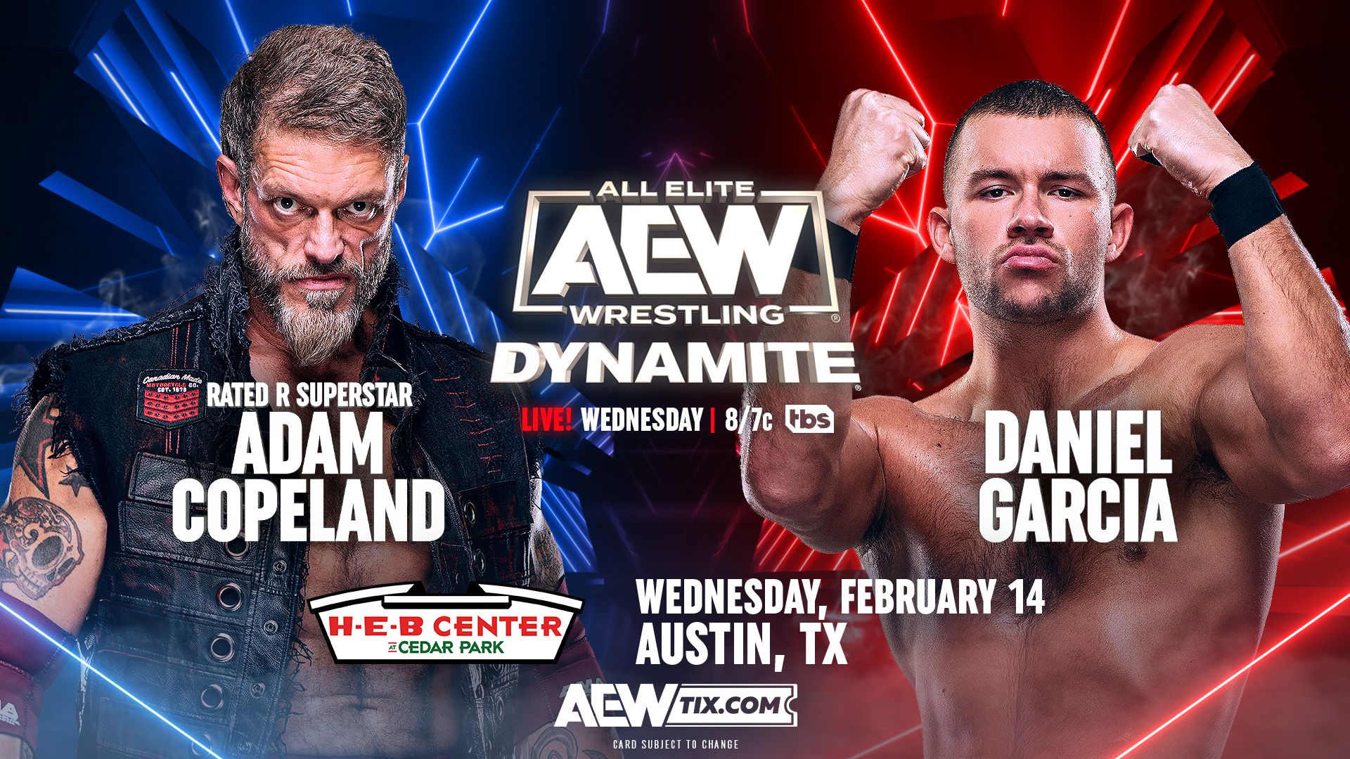 1920x1080 AEW Dynamite live results: Adam Copeland vs. Daniel Garcia