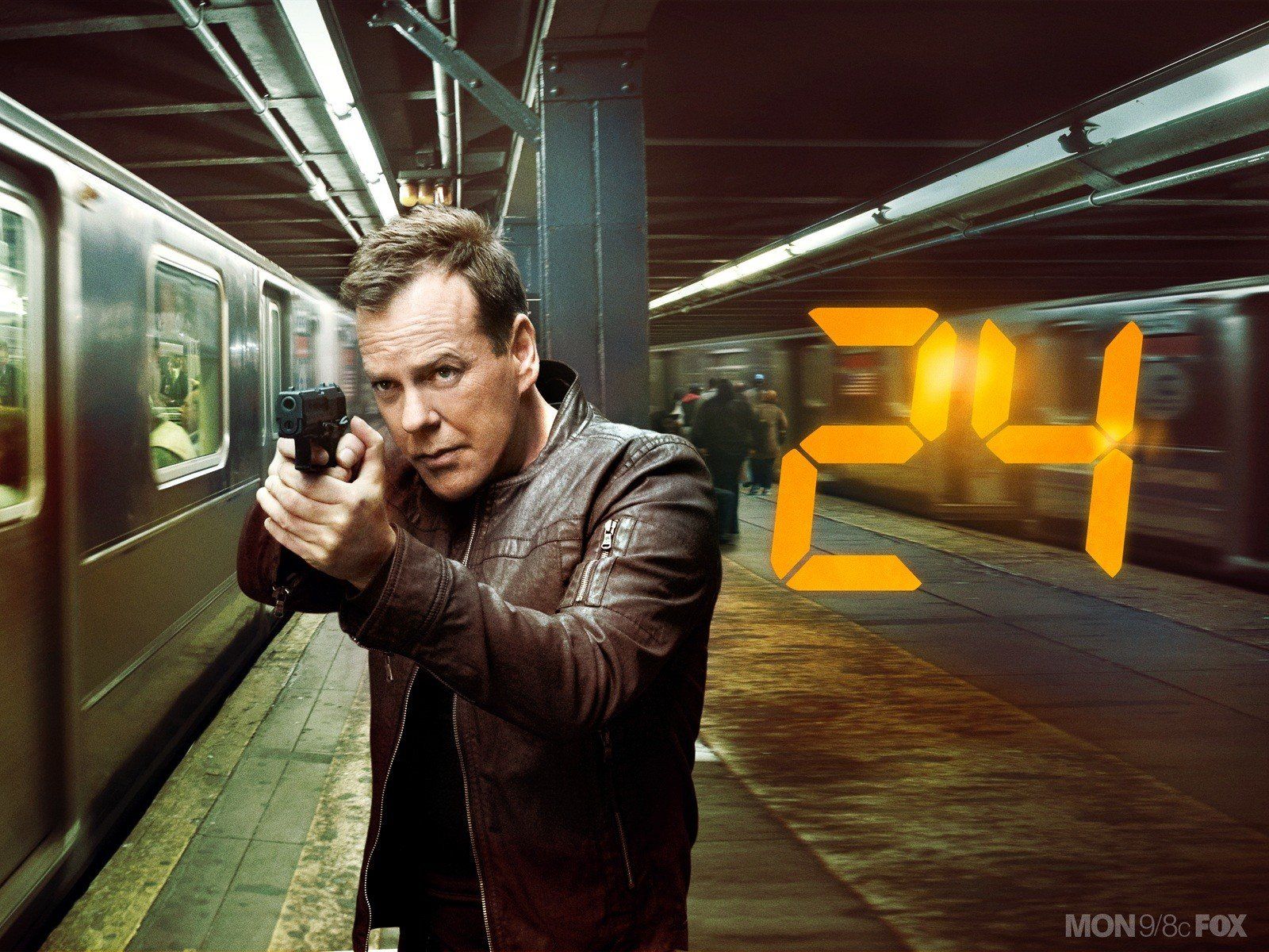 1600x1200 Download Jack Bauer Kiefer Sutherland TV Show 24 Wallpaperx1200
