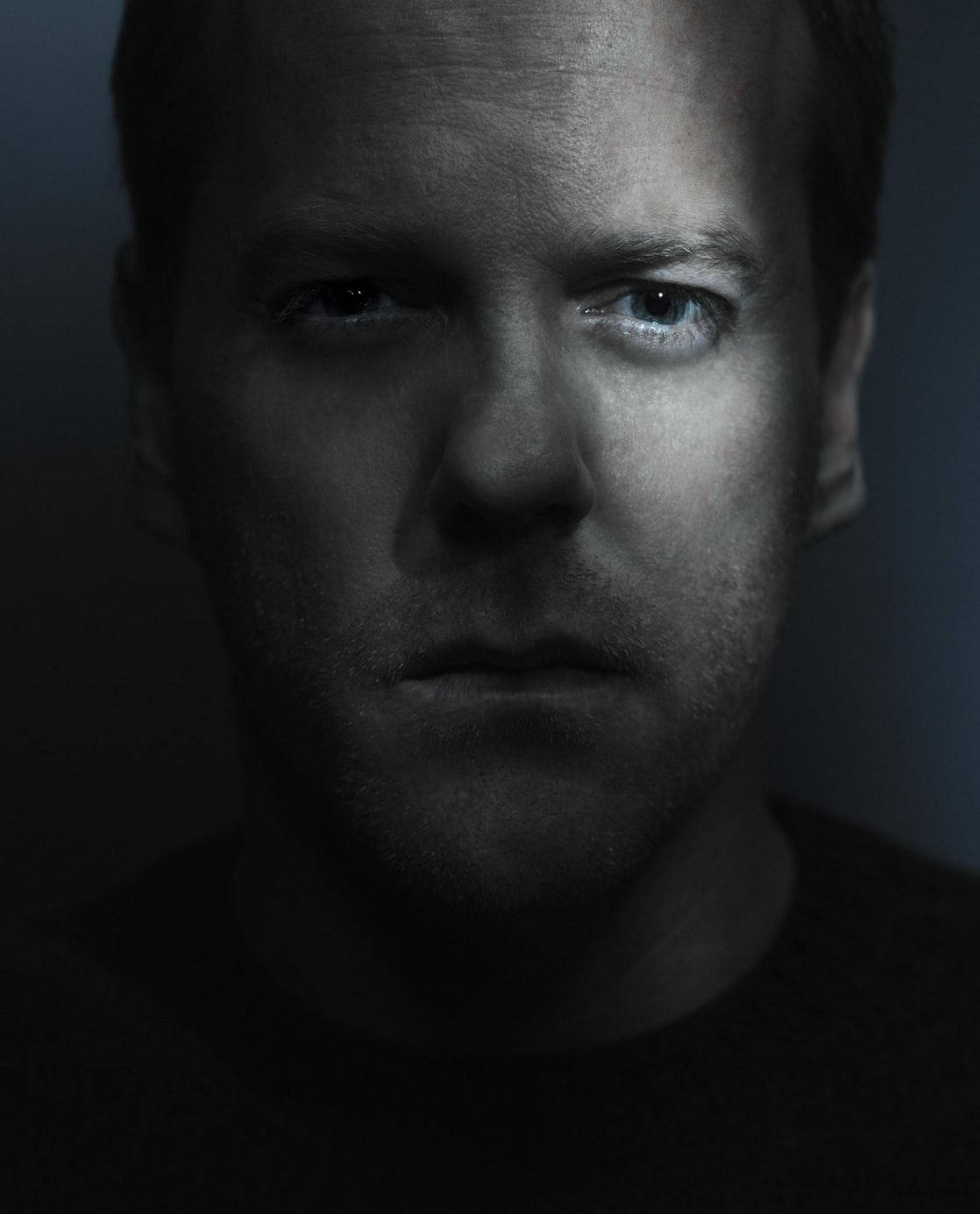 1118x1385 Download Jack Bauer Kiefer Sutherland Monochrome Portrait Wallpaper