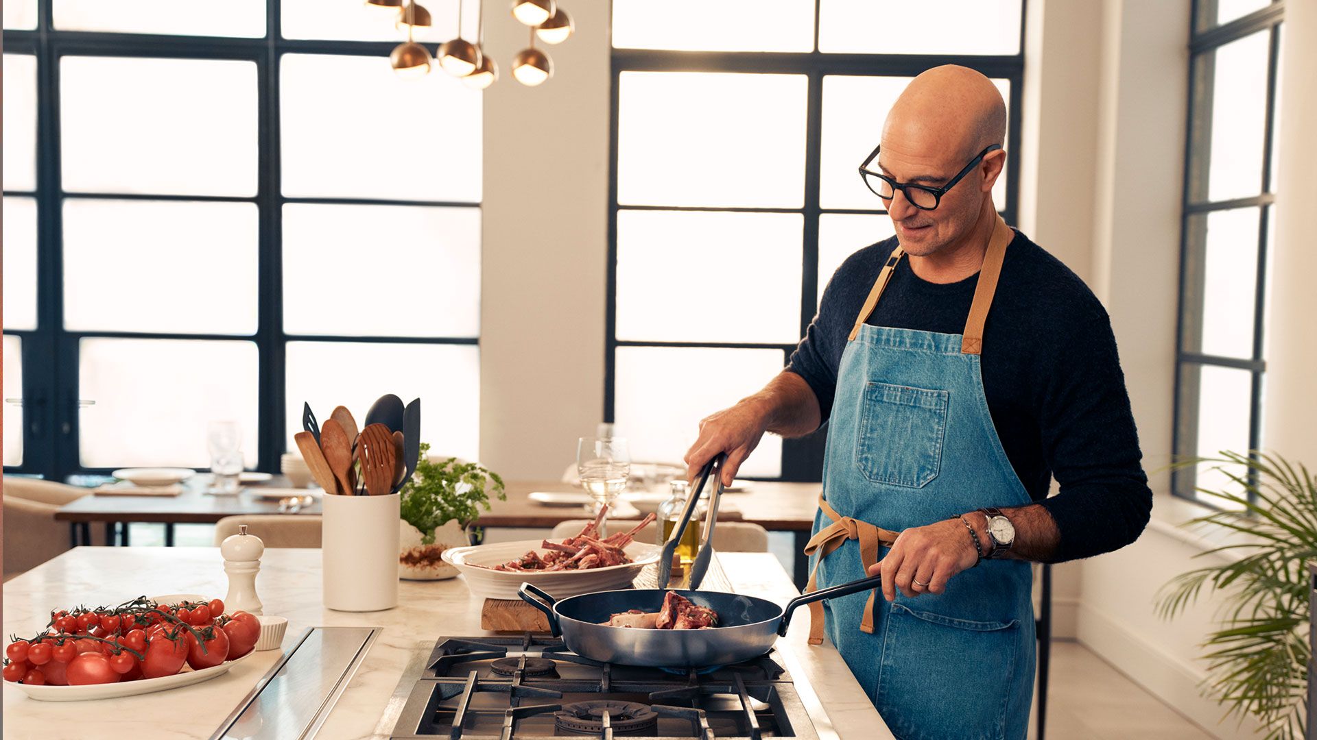1920x1080 At home with Stanley Tucci: “My dream dinner party? Eleanor Roosevelt, the Obamas and Groucho Marx”