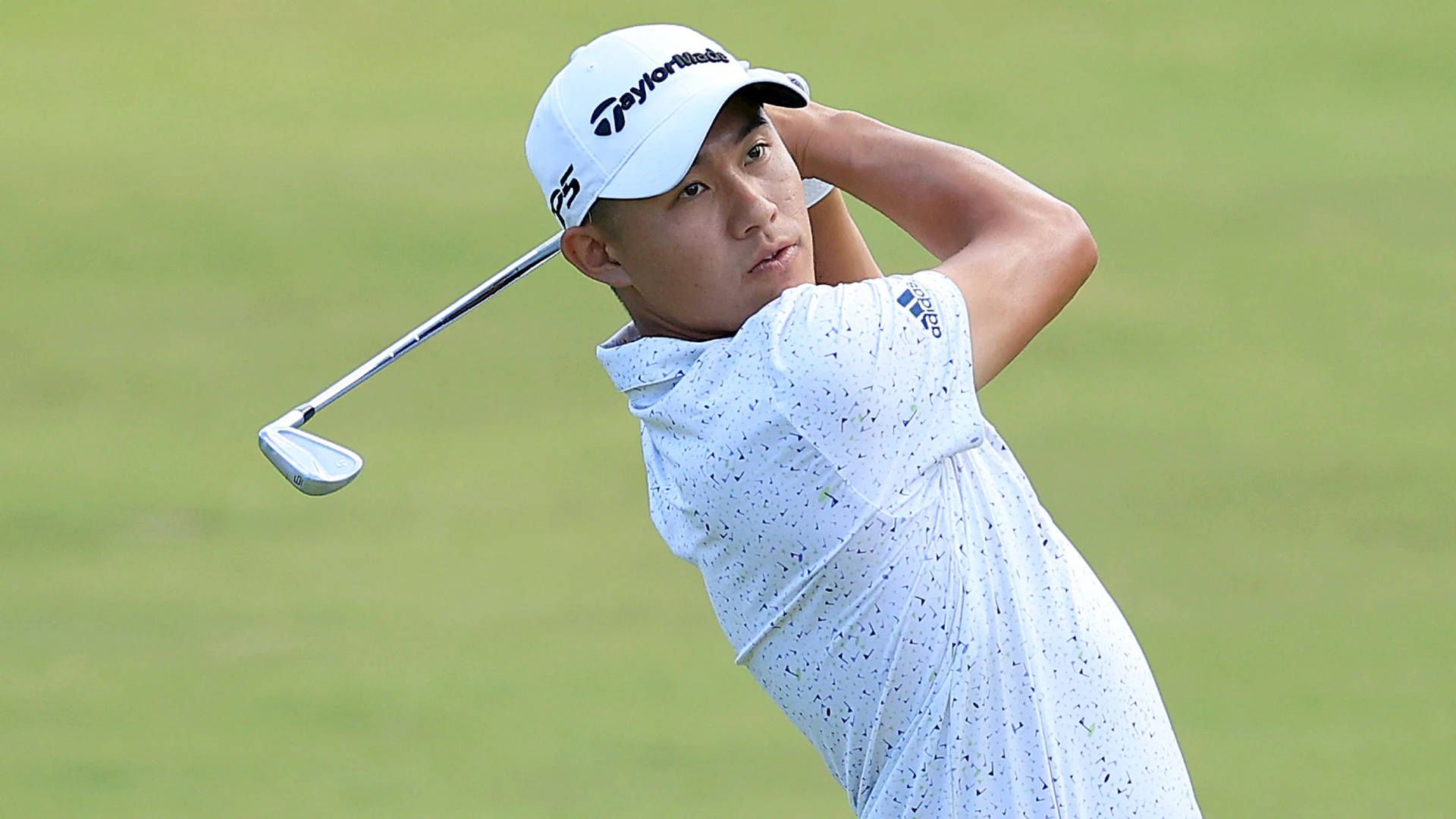 1920x1080 Download Collin Morikawa Playing Golf Wallpaper