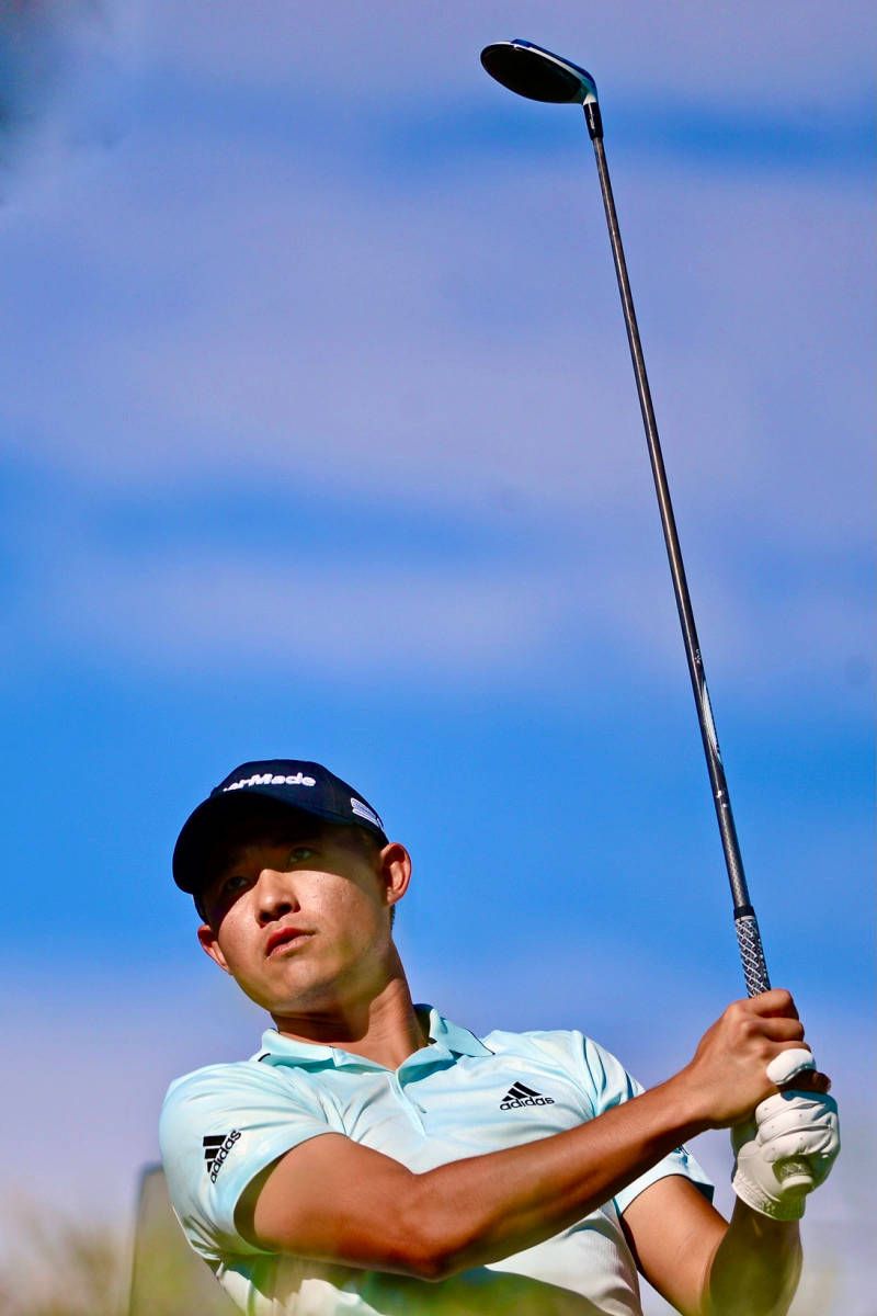 800x1200 Collin Morikawa Half Body Shot Wallpaper
