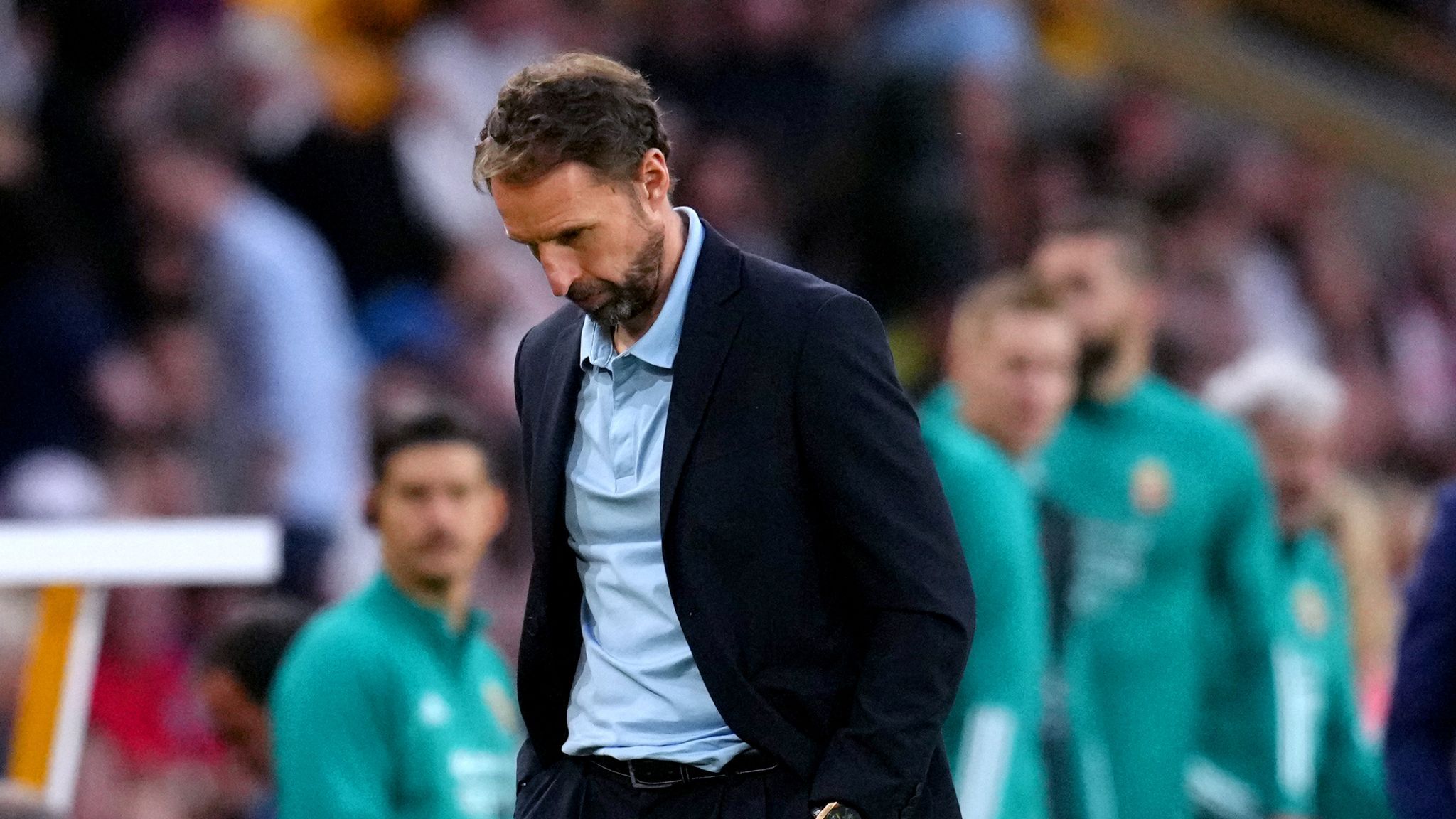 2048x1152 Gareth Southgate: England Manager Takes Responsibility For Hungary Loss; Harry Kane Backs Under Fire Boss