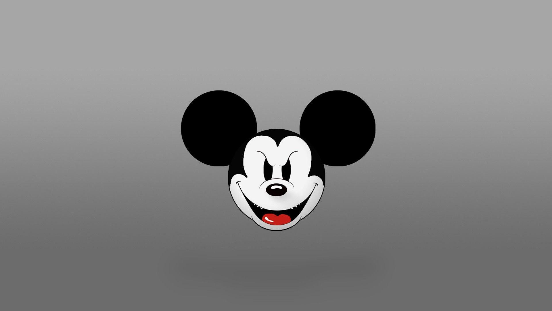 1920x1080 cartoons, minimalistic, Mickey Mouse, logos, simple wallpaper