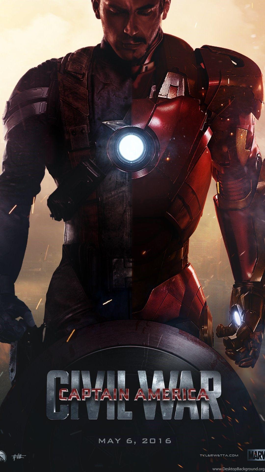 1080x1920 Captain America Civil War HD Wallpaper For iPhone Apple Lives