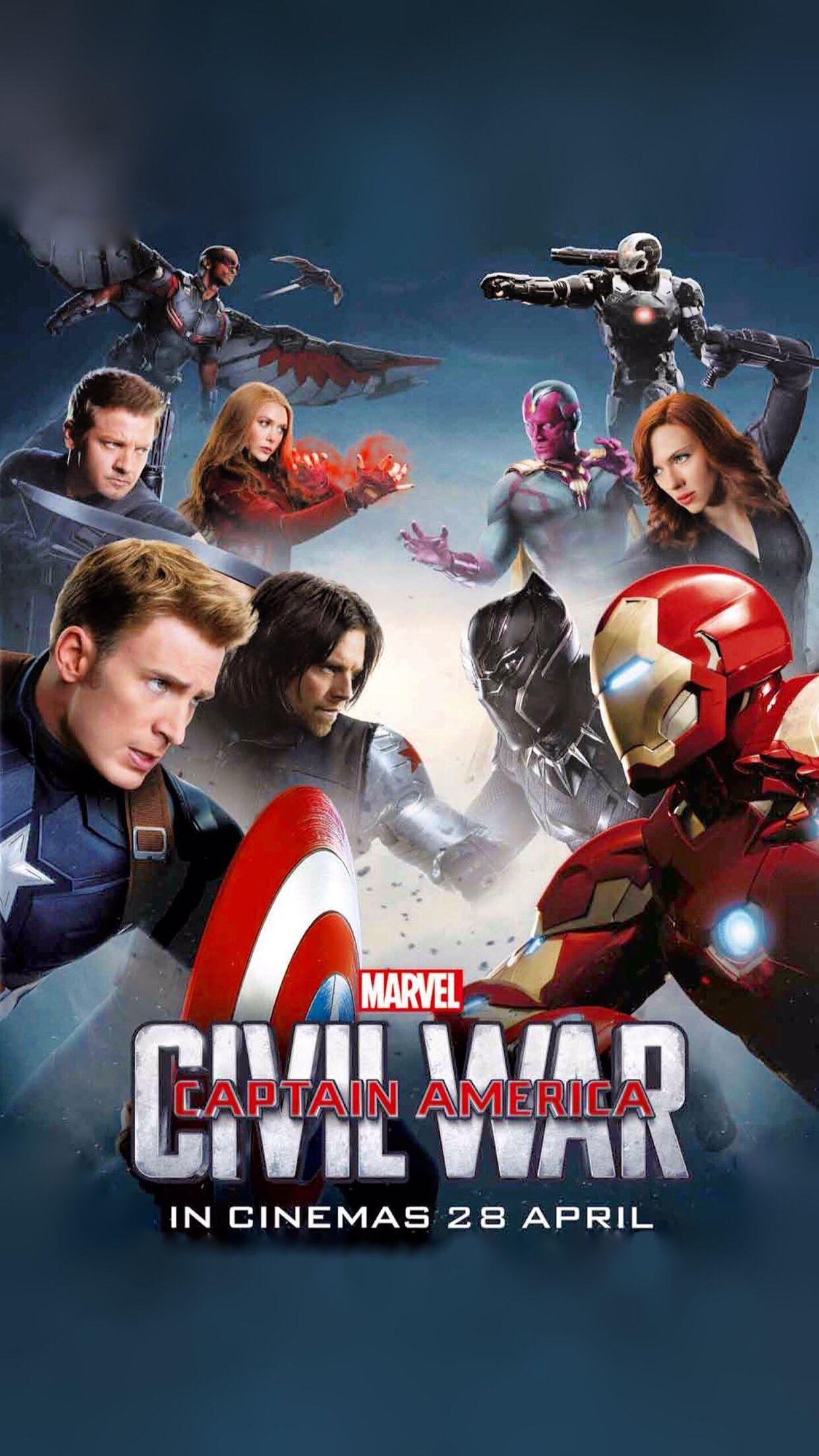 1242x2208 Civil War iPhone Wallpaper