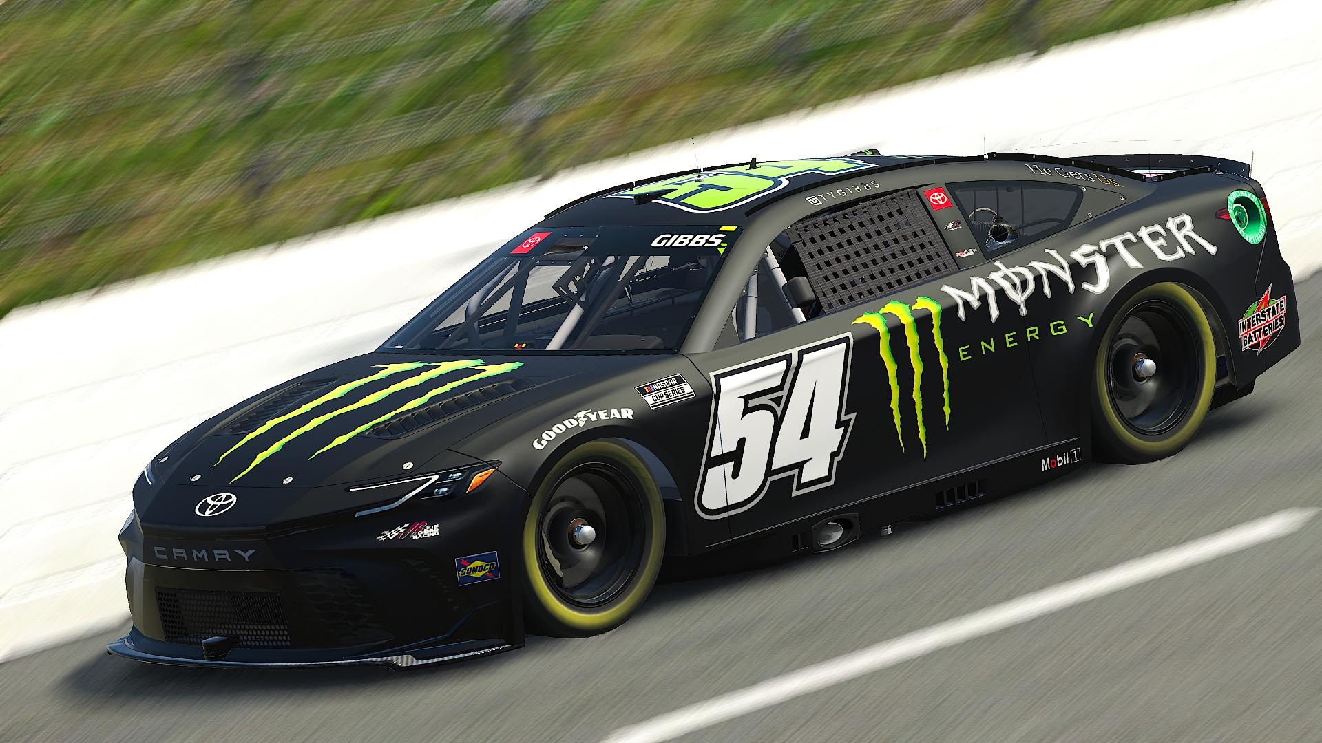 1920x1080 Ty Gibbs No.54 Monster Energy Toyota Camry XSE by David T Cabrera