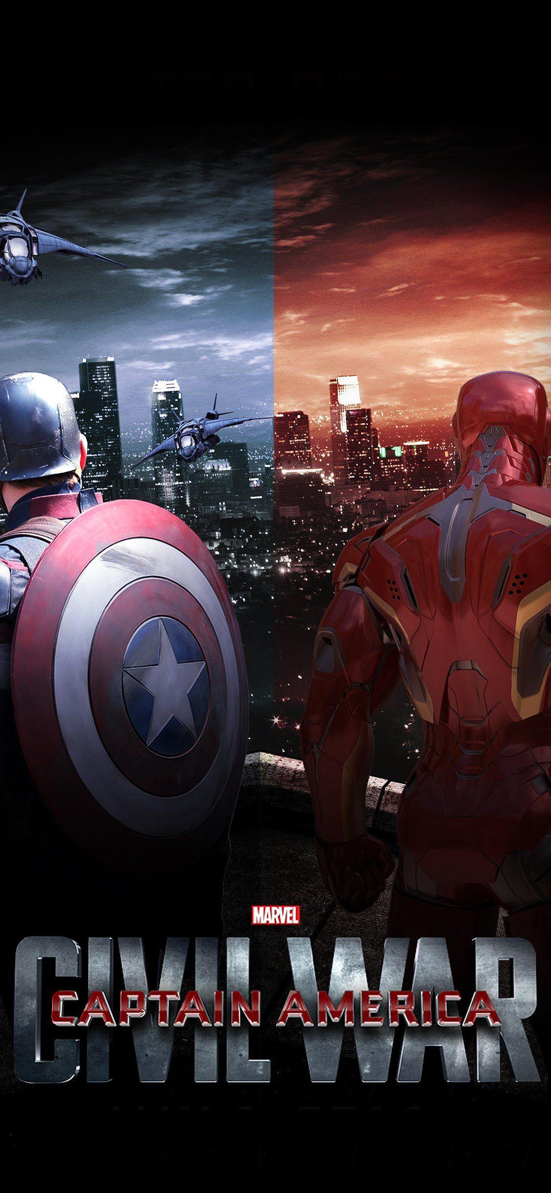 1125x2436 Com Apple iPhone Wallpaper Aq73 Captain America Civilwar