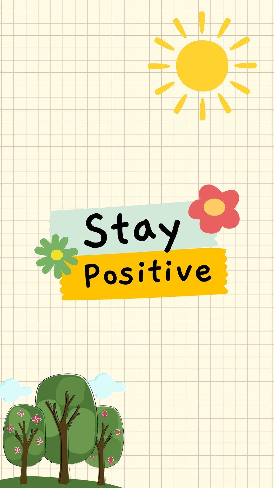 900x1600 Free and customizable cute positive wallpaper templates