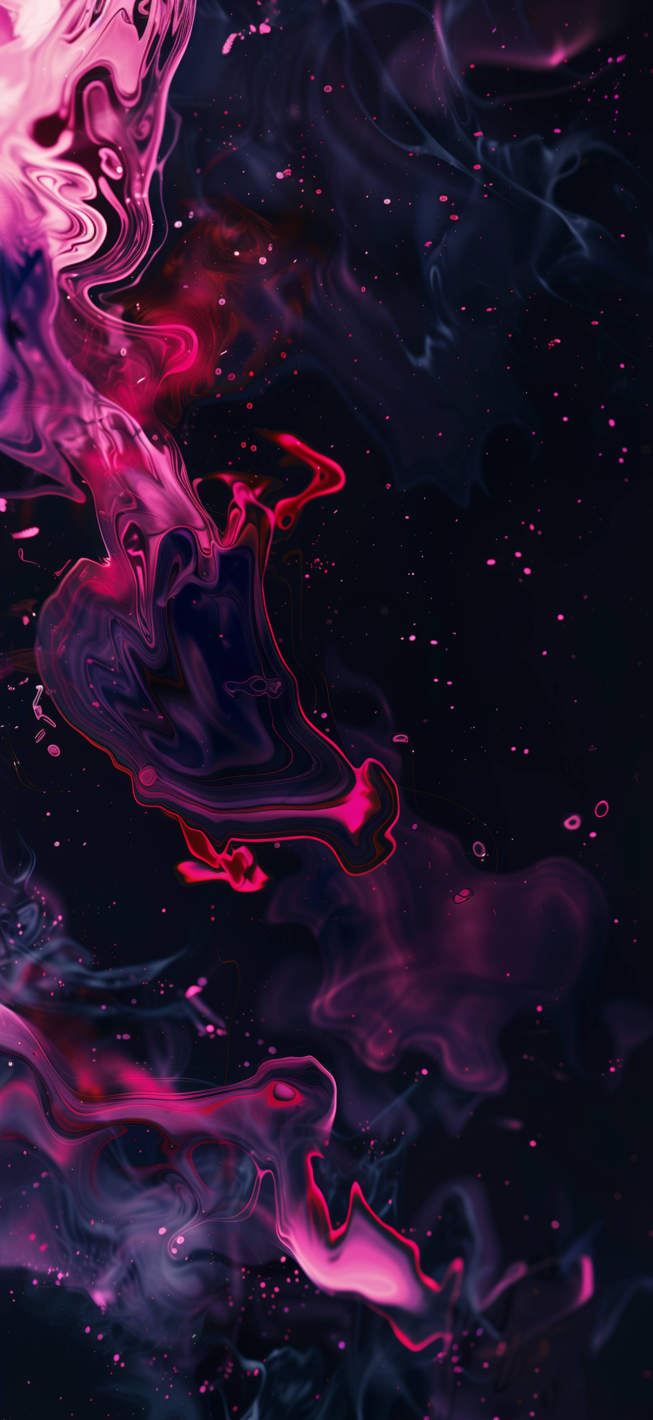 2210x4804 Dark Oil Liquid Smartphone Wallpaper