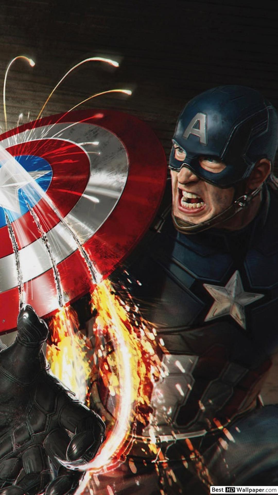 1080x1920 Apple iPhone 7 Plus, America Civil War, HD Wallpaper