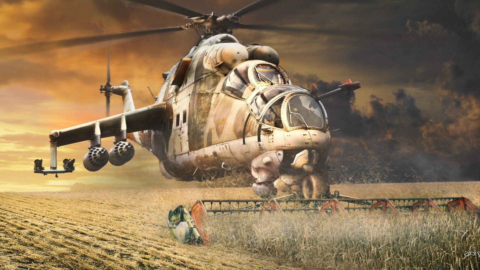 1920x1080 Mil Mi 24 Wallpaper