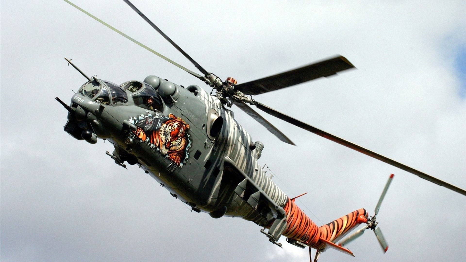1920x1080 Mil mi 24 tiger Aircraft HD Wallpaper