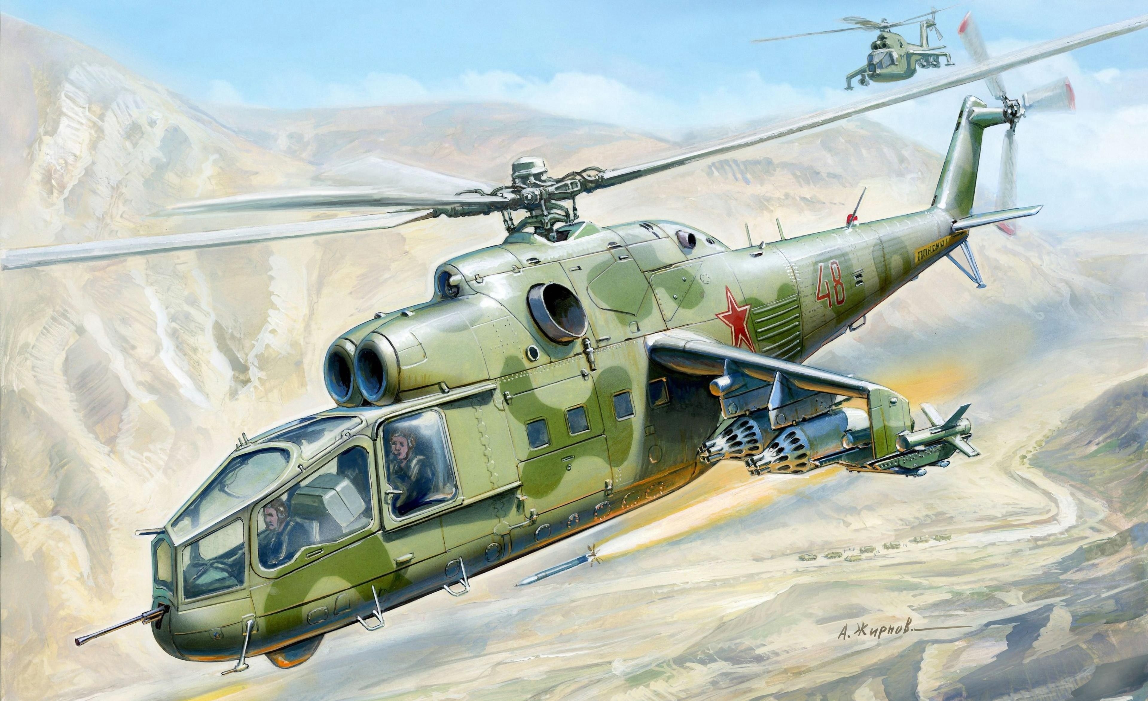 3840x2344 Mil Mi 24: 4K Ultra HD Military Helicopter Wallpaperx2344