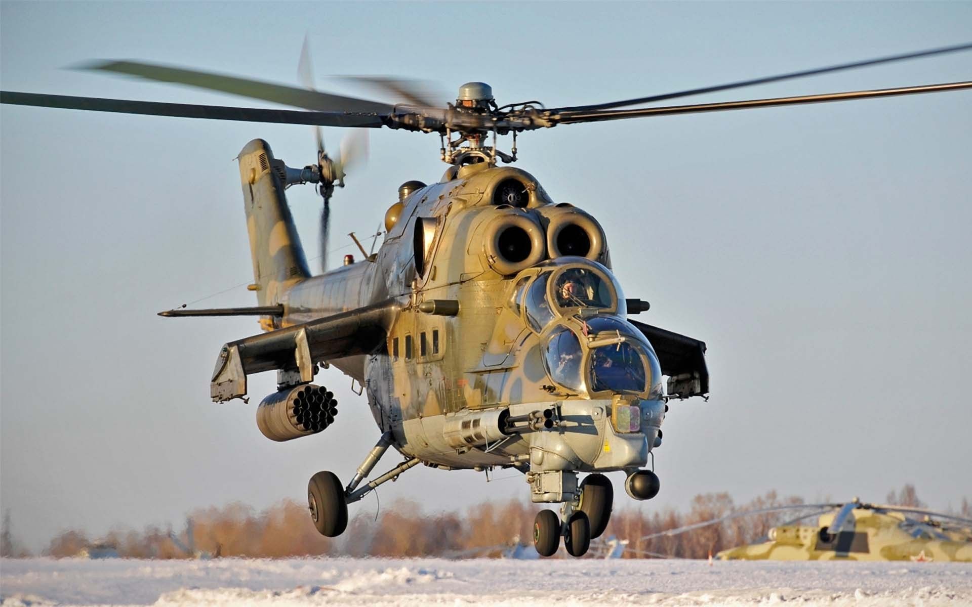 1920x1200 Mil Mi 24 Attack Helicopter HD Wallpaper