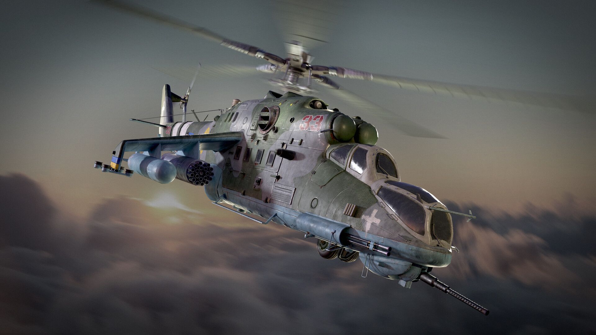 1920x1080 Attack Helicopter MI 24