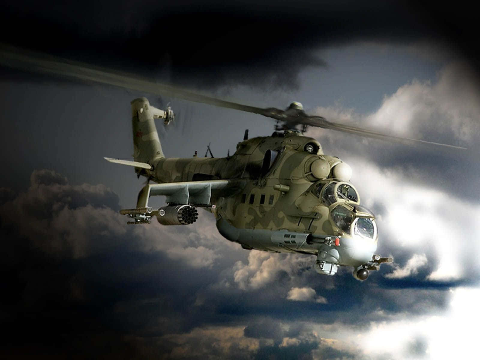1600x1200 Download Mil Mi 24 Cool Helicopter Wallpaper