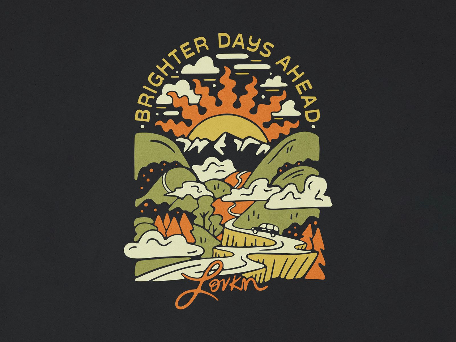 1600x1200 Brighter Days Ahead by Jesse Bowser on Dribbble