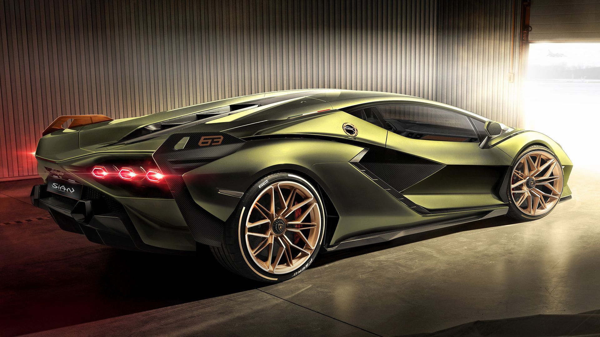 1920x1080 Lamborghini Sian FKP 37 Wallpaper