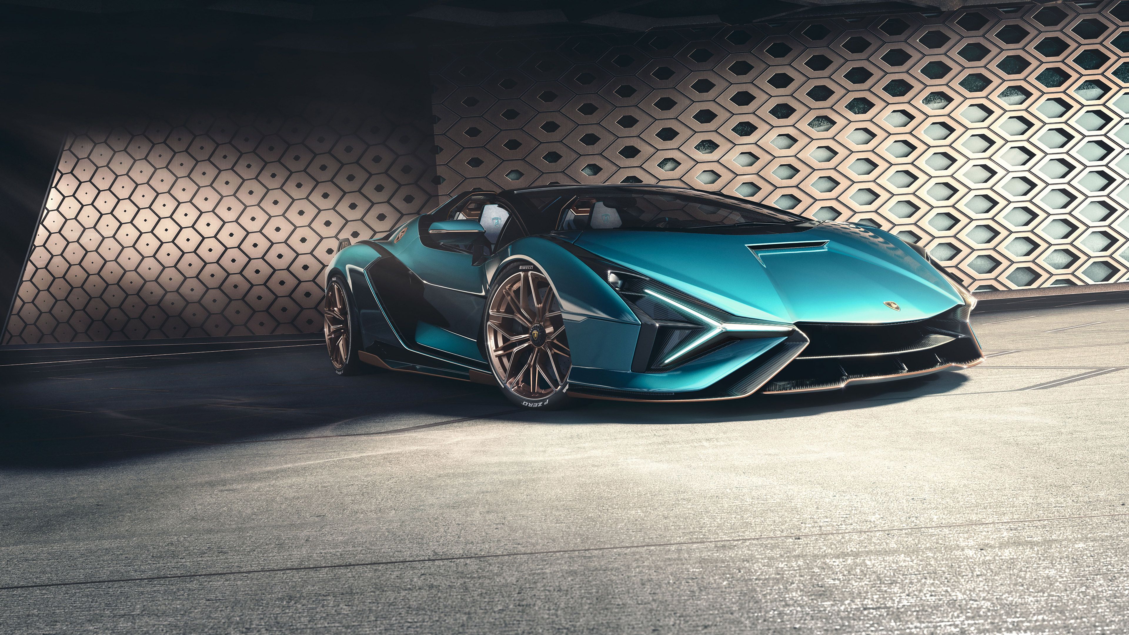 3840x2160 Lamborghini Sián Fkp 37 Roadster Phone Wallpaper: Free 4K & HD Downloads