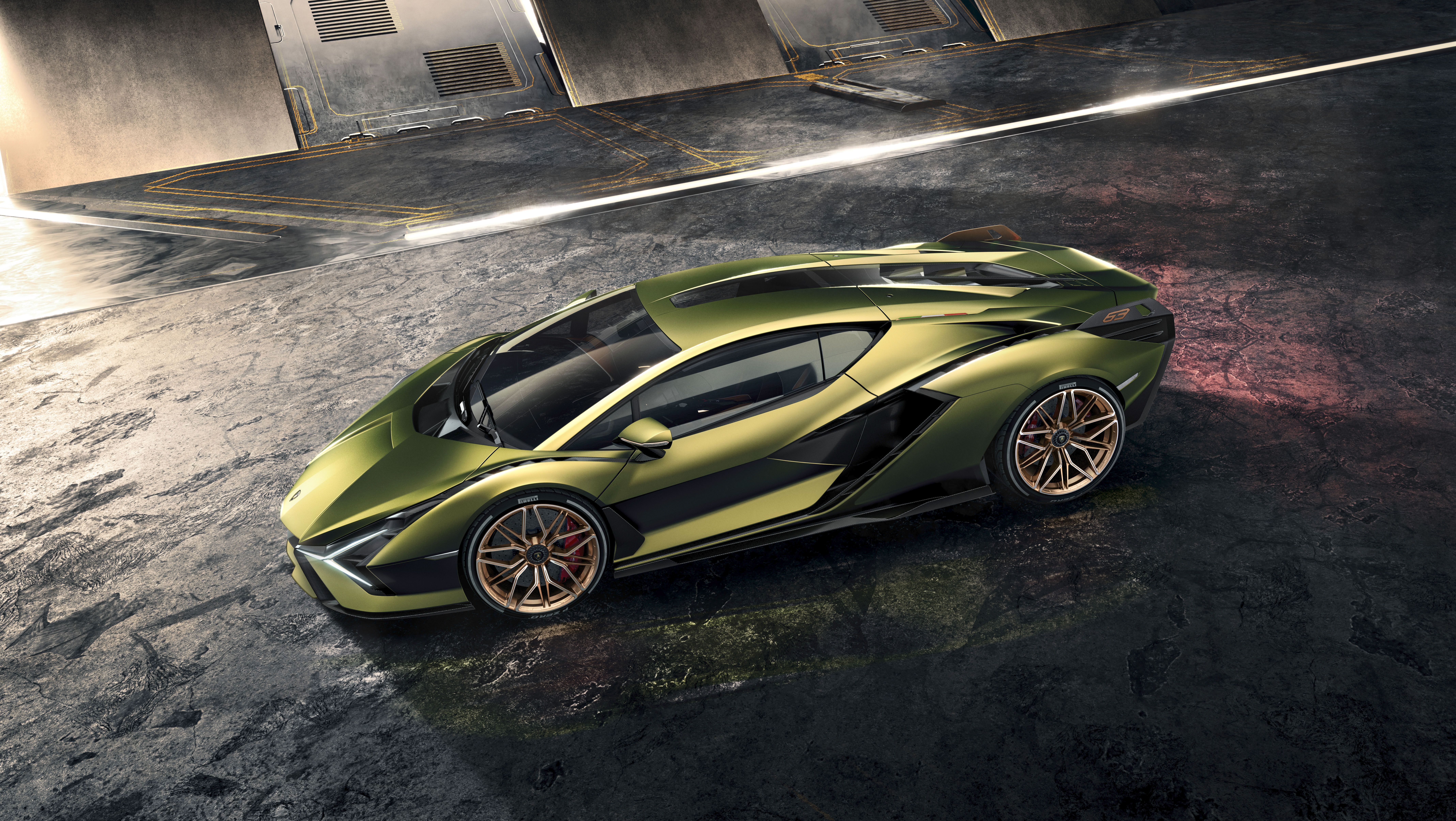 8545x4820 Lamborghini Sián FKP 37 Green Supercar