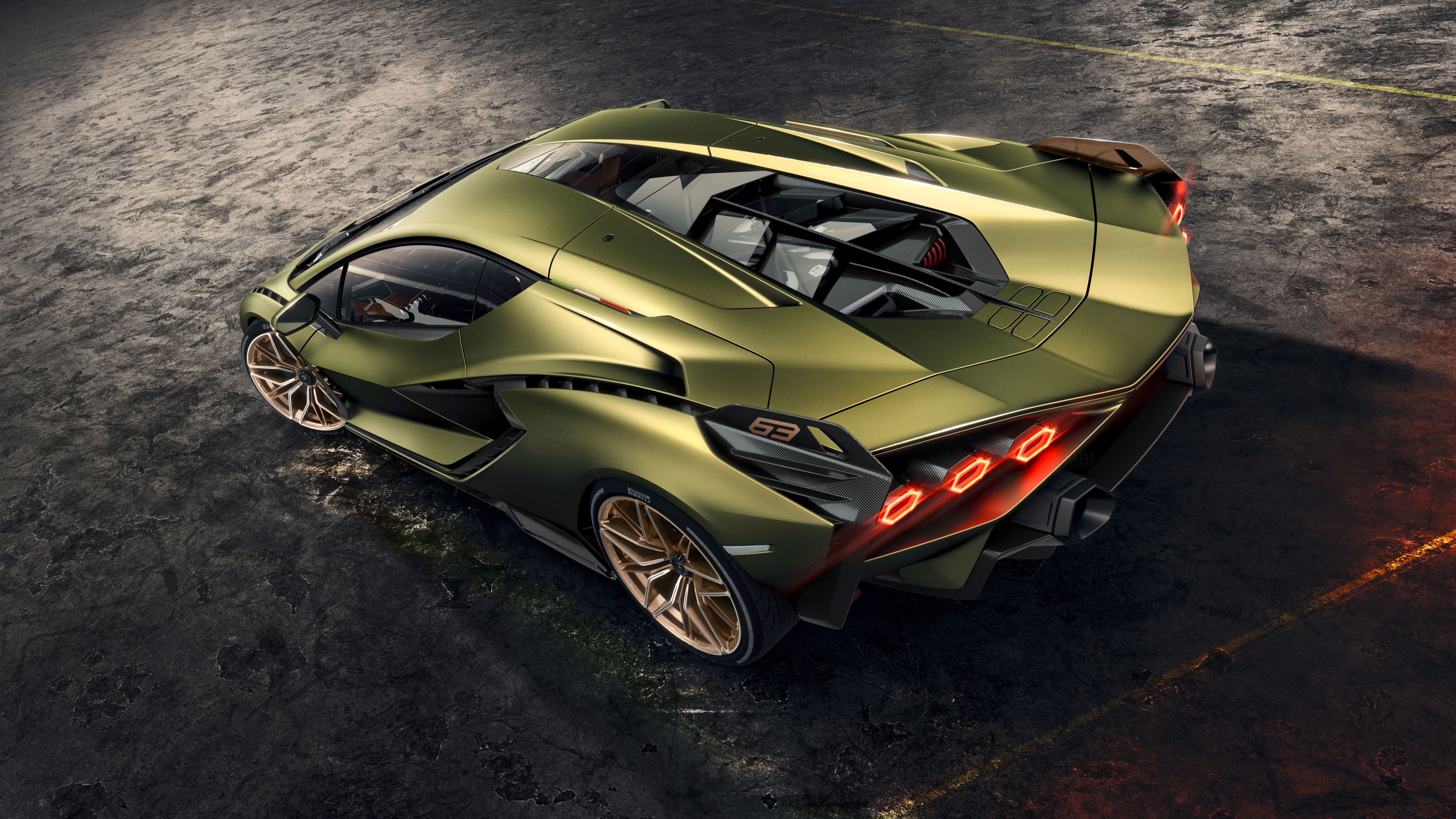 5120x2880 Wallpaper Lamborghini Sian, Lamborghini Sin FKP Lamborghini, Sports Car, Lamborghini Countach, Background Free Image