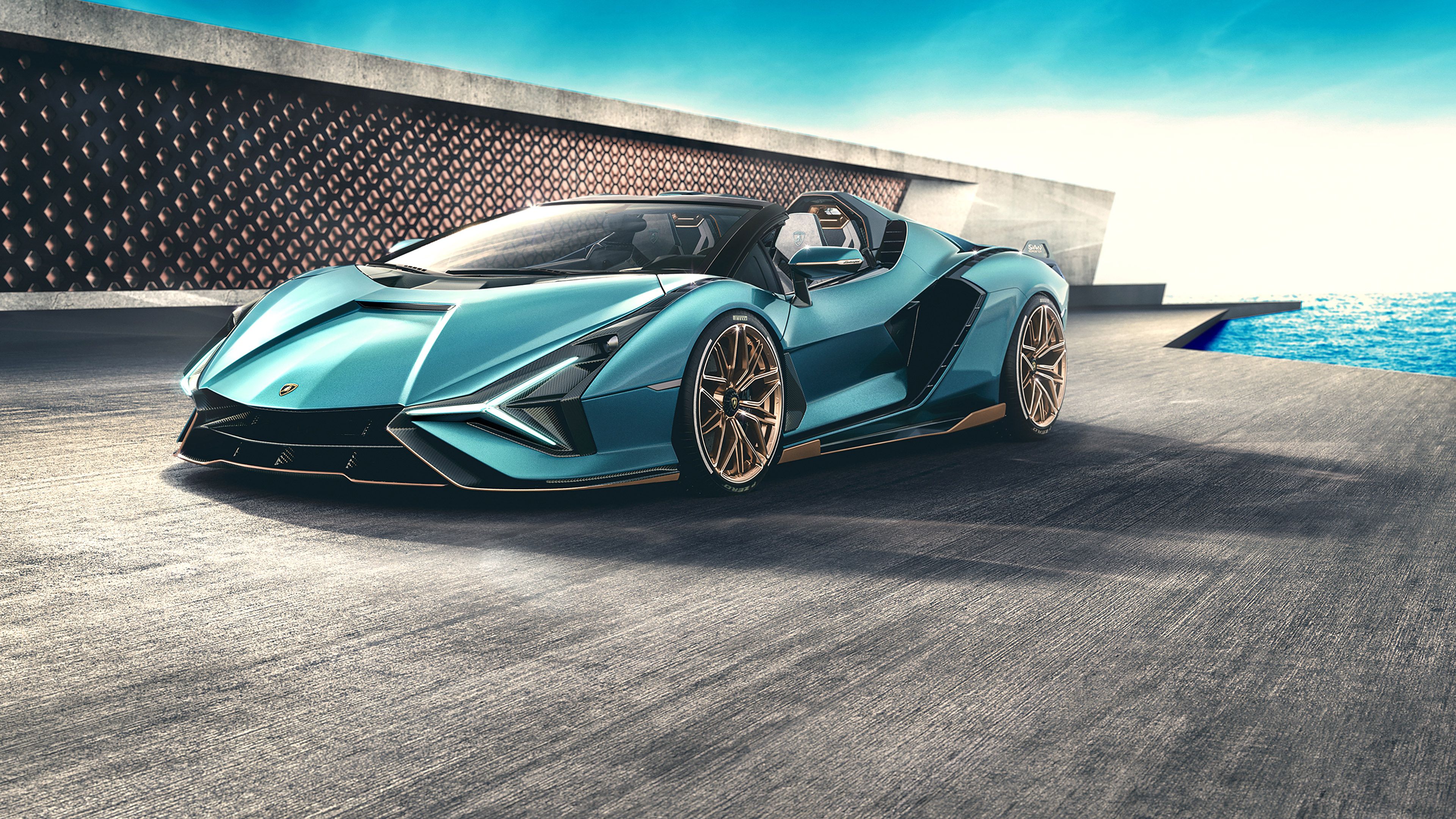 3840x2160 Free Lamborghini Sián Fkp 37 Roadster 4K Wallpaper & Desktop HD Background for PC