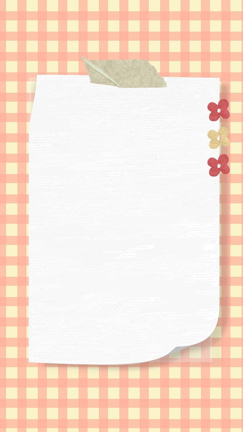 800x1422 Aesthetic paper note background wallpaper