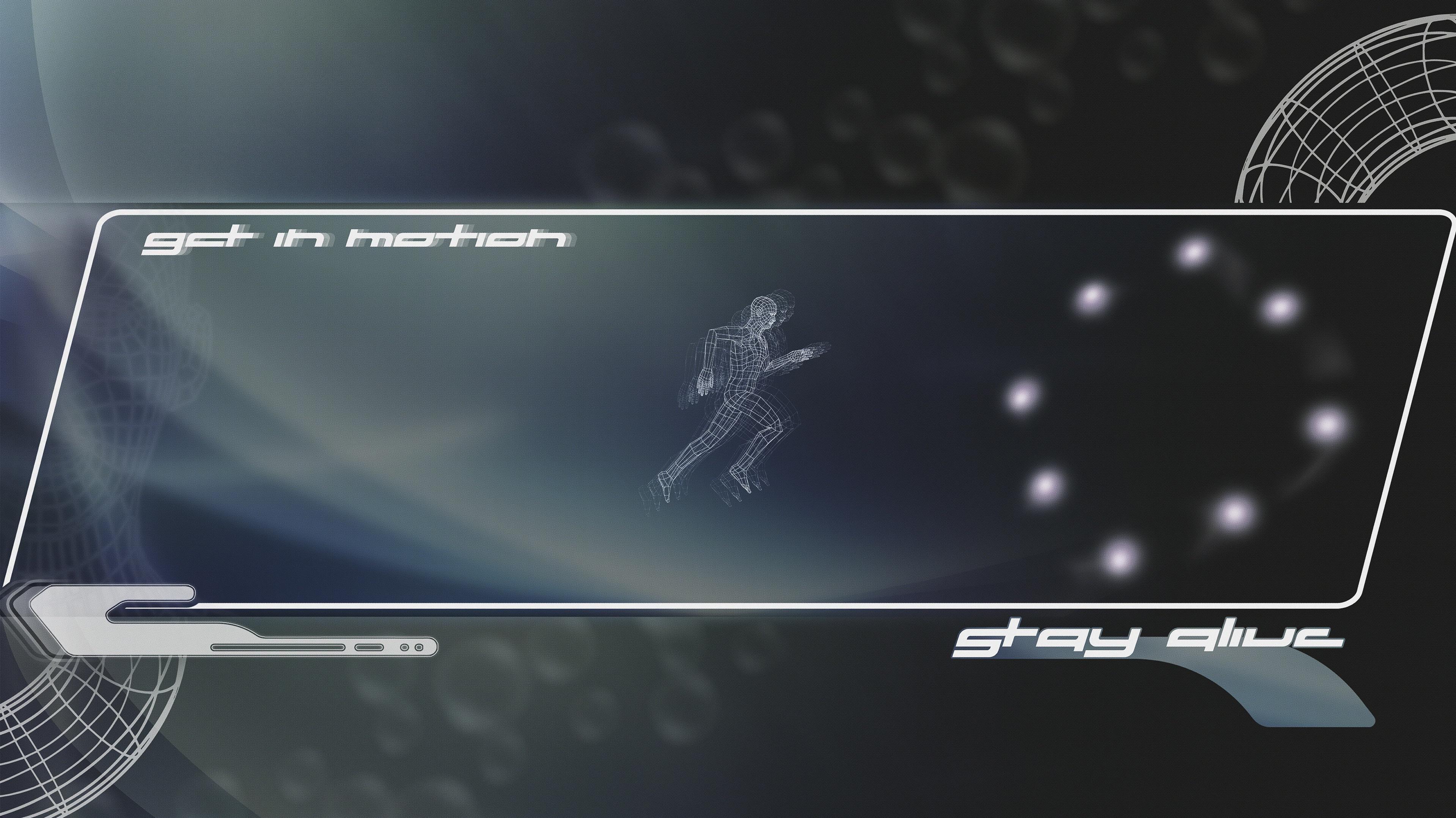 3838x2155 Another attempt at a Y2K based wallpaper